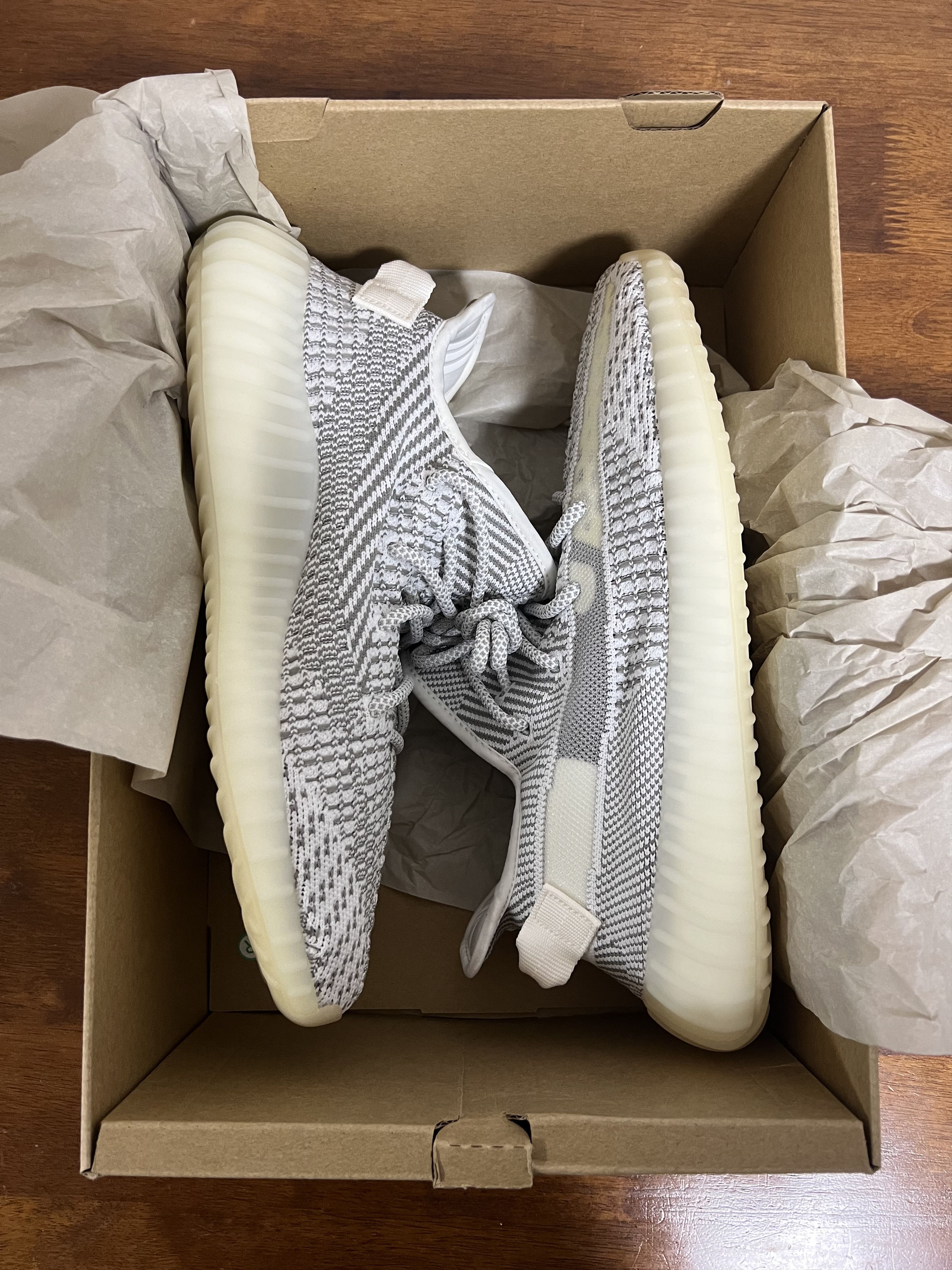 Adidas 💚 Adidas Yeezy Boost 350 V2 Static (Non-Reflective) NEW Size US 9.5 / EU 42-43 - 11 Thumbnail
