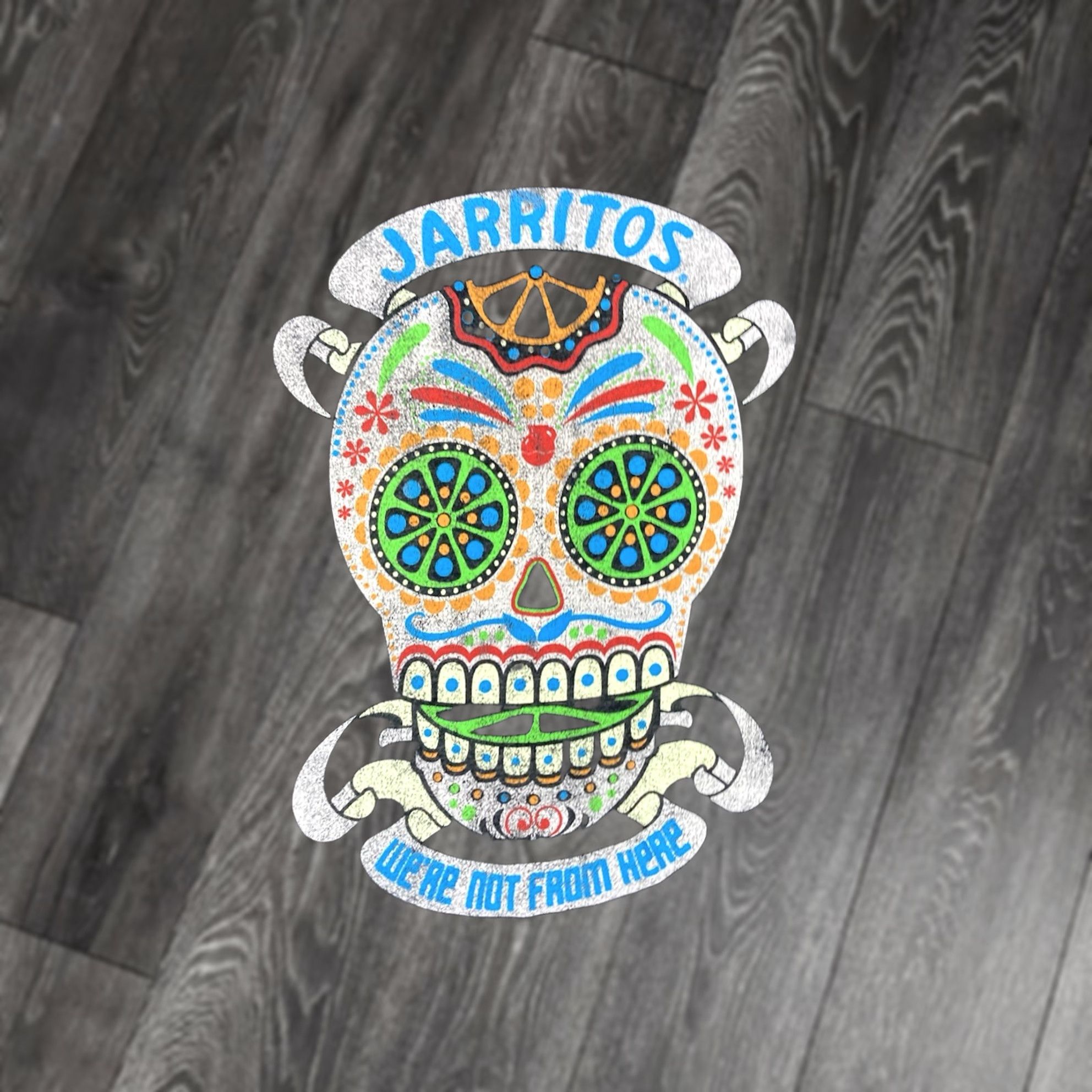 Ripple Junction VINTAGE Ripple Junction Jarritos We're Not From Here Skull Graphic Shirt Men Small Short Sleeve Gray Size US S / EU 44-46 / 1 - 1 Thumbnail