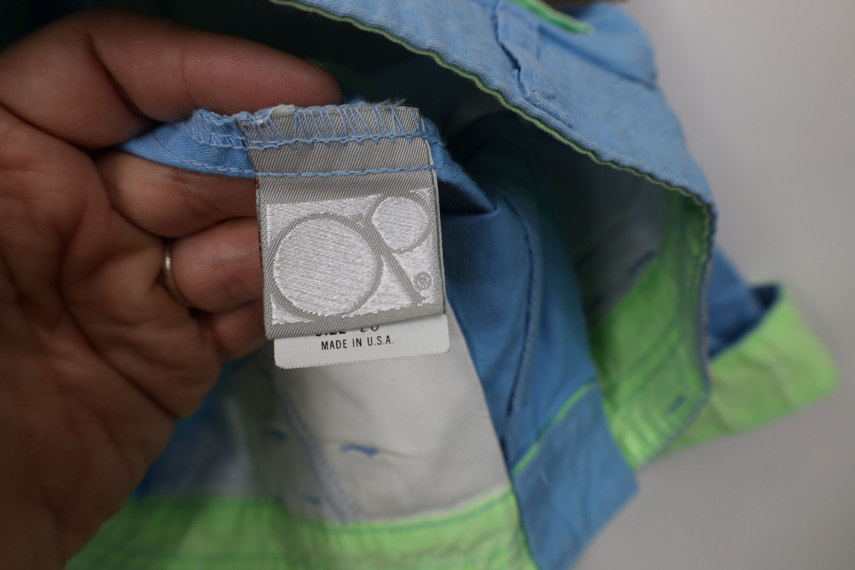 Ocean Pacific Deadstock Vtg 90s Ocean Pacific Surfing Flip Cuff Shorts USA Size US 28 / EU 44 - 11 Thumbnail