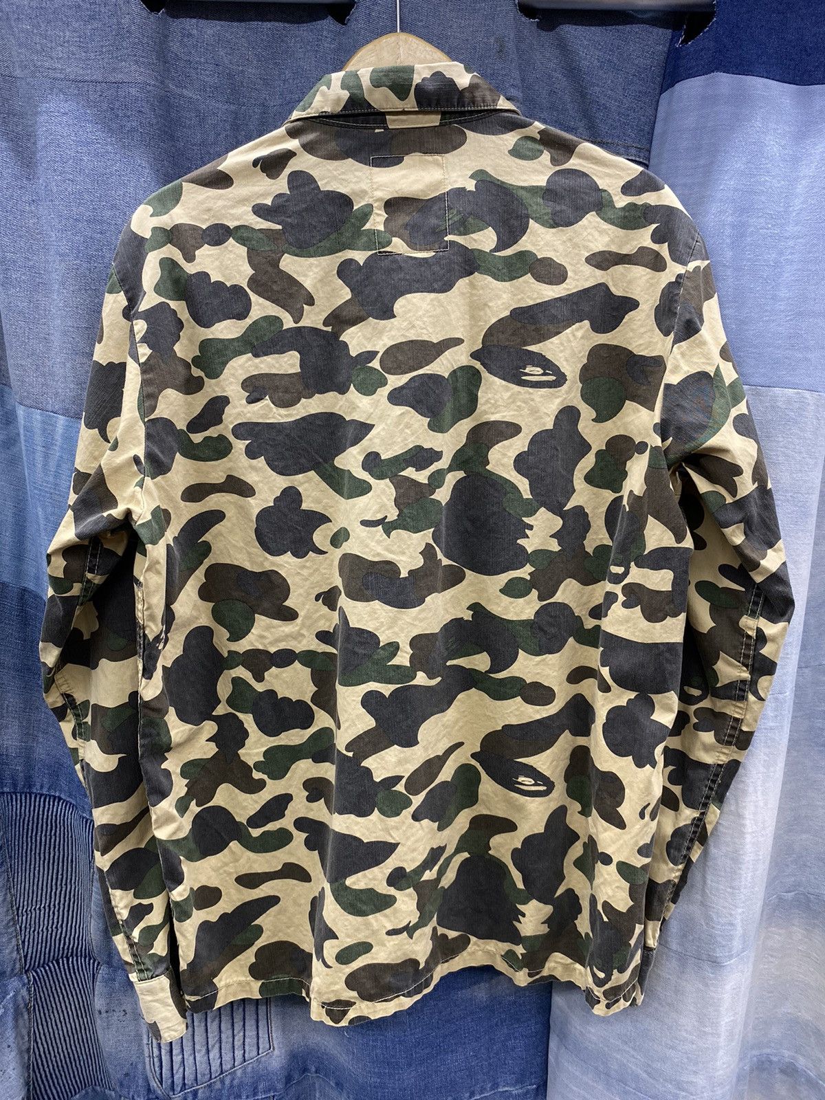 Bape × Vintage 1st bape military camo shirt a s n k a Size US M / EU 48-50 / 2 - 6 Thumbnail