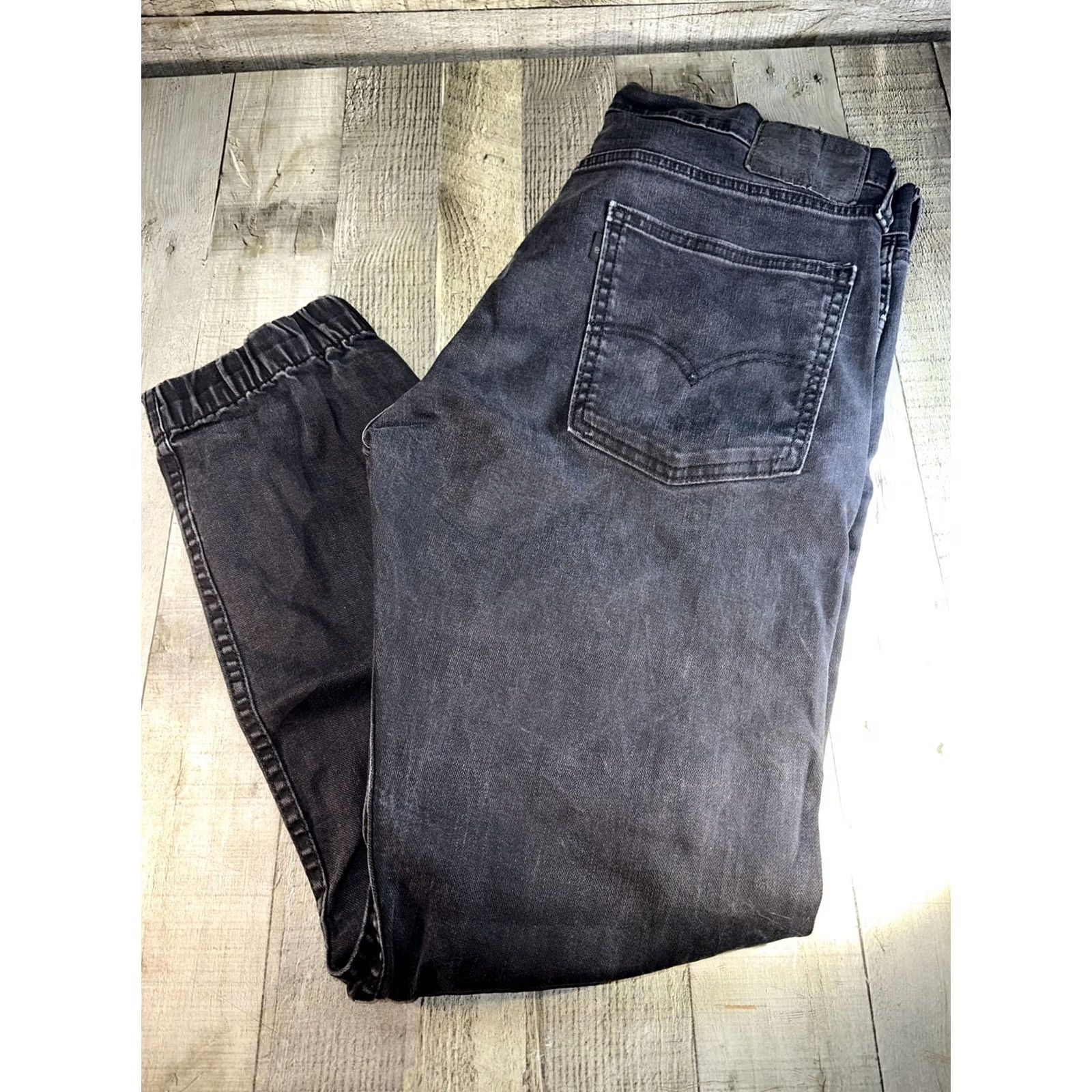 Levi's Levi's 513 Jeans 36x32 Black Men Reg Tapered Size US 36 / EU 52 - 4 Thumbnail