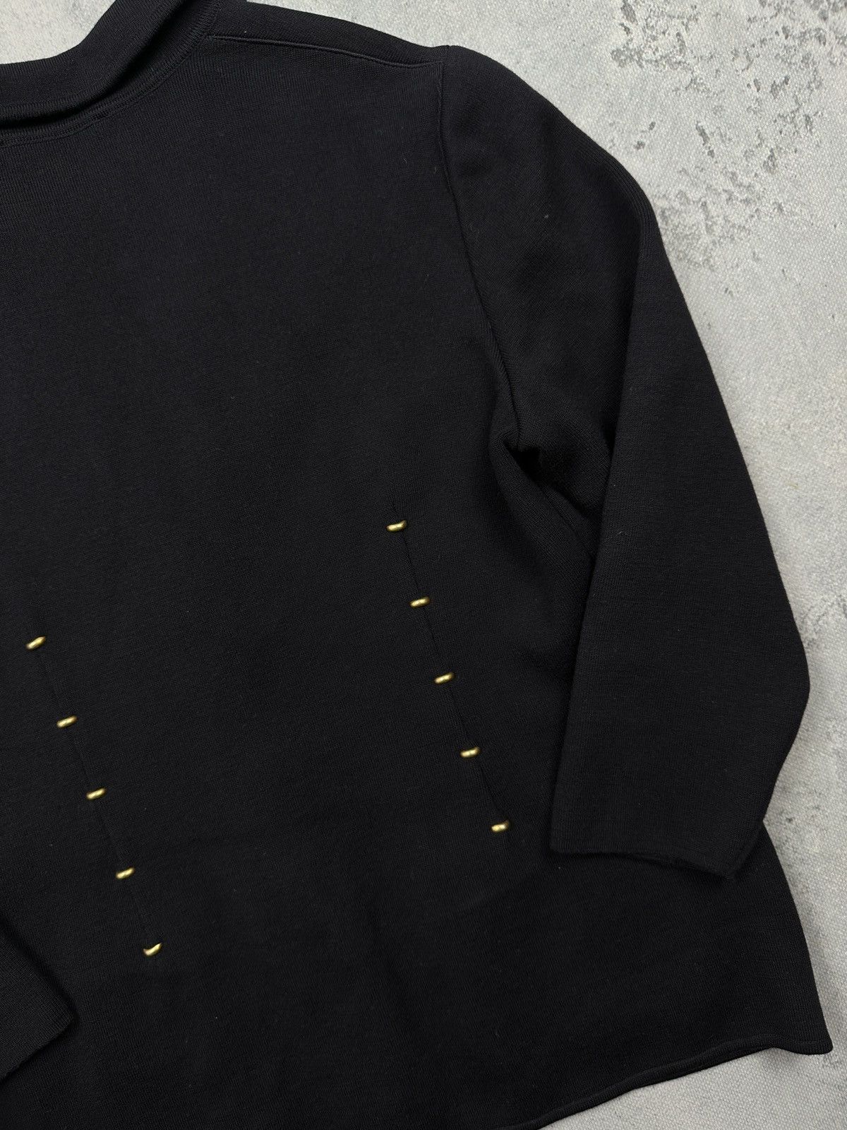 Escada Vintage Escada Margaretha Ley Black Wool Blazer Cardigan 80s Size L / US 10 / IT 46 - 14 Thumbnail