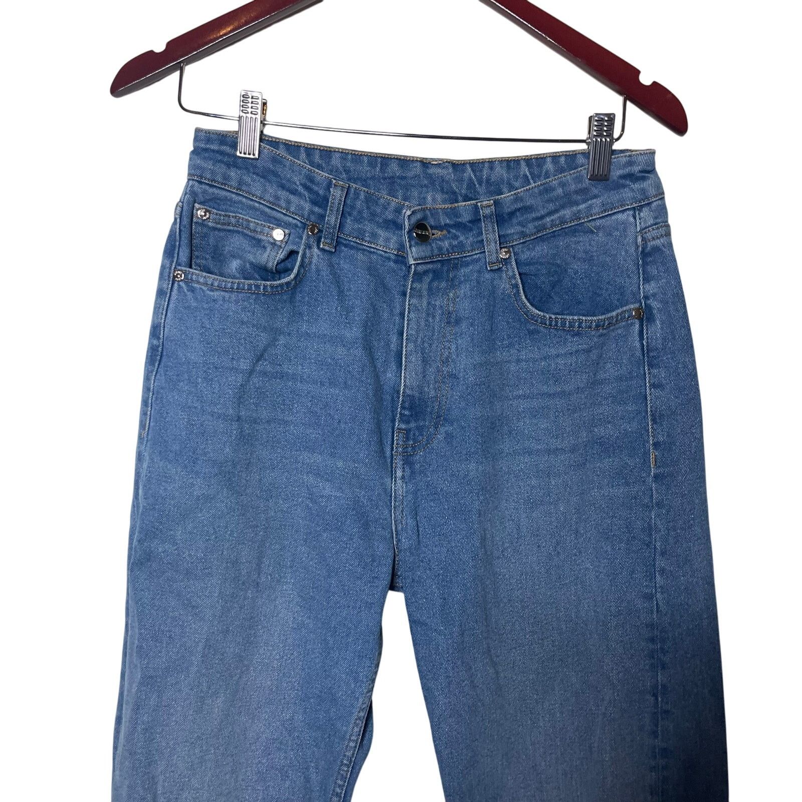 Other Djerf Avenue Relaxed Jeans Dark Blue - Tall size 29 Size 29" - 4 Thumbnail