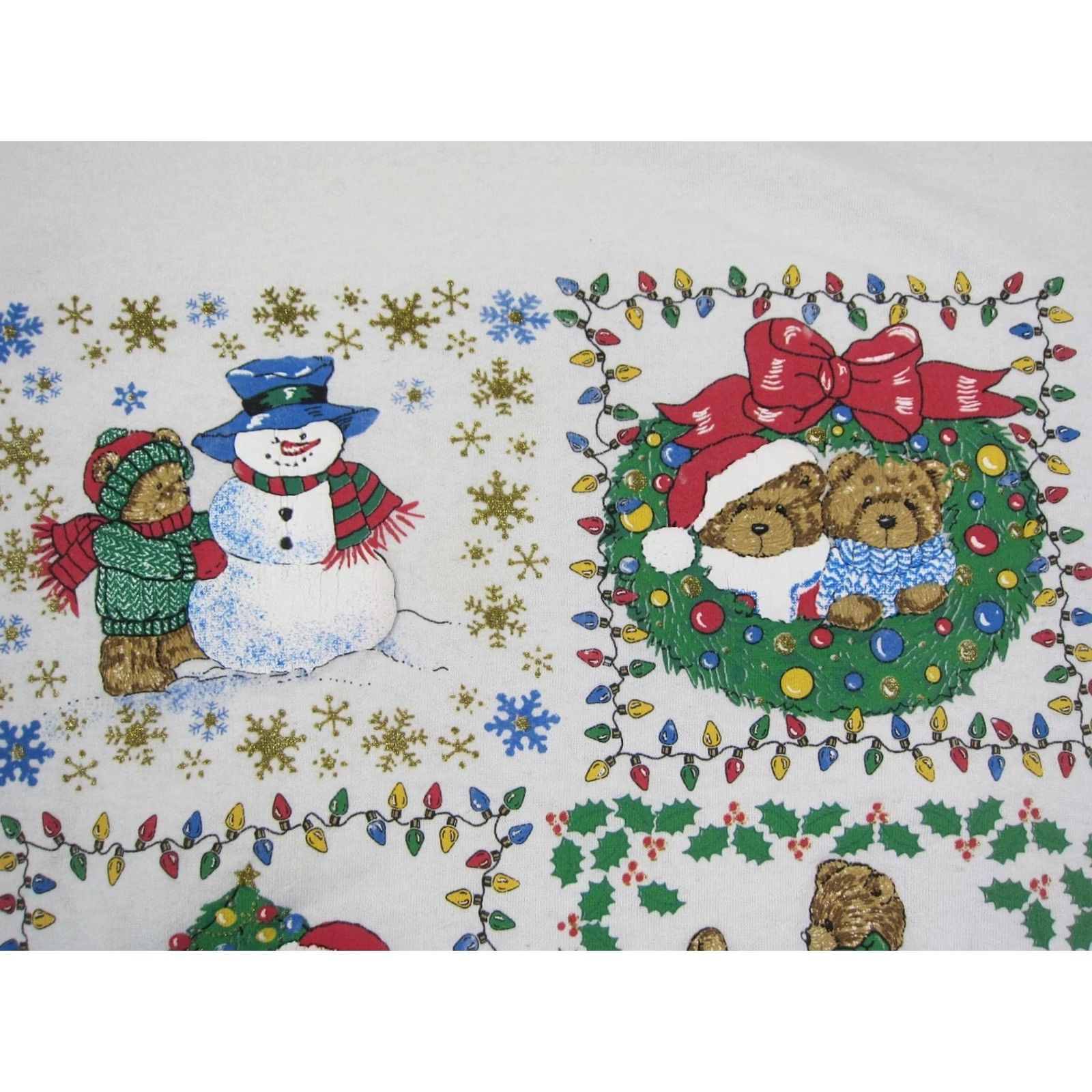 Vintage VINTAGE Nutcracker Sweatshirt Womens 2X White Christmas Teddy Bear Snowman 90s Size XXL / US 16-18 / IT 52-54 - 3 Thumbnail