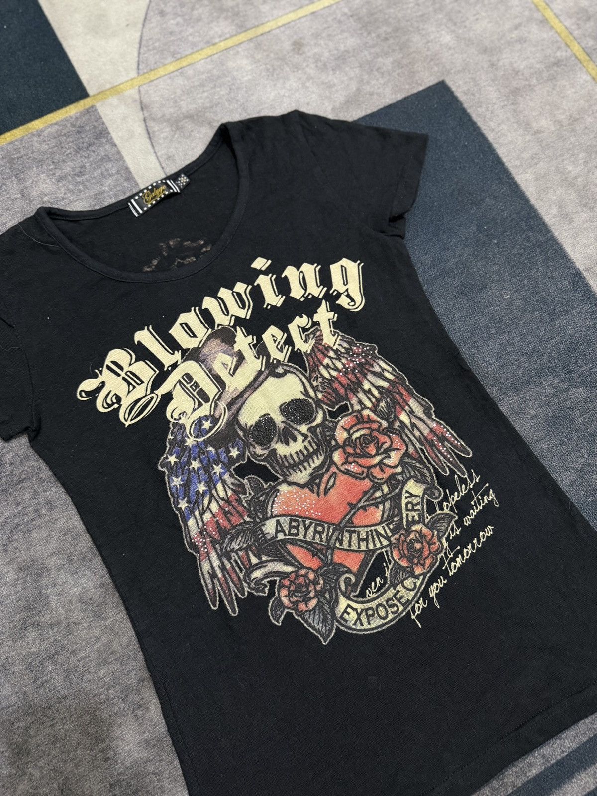 14th Addiction Y2K GALYGE SKULL ART IFSIX TSHIRT Size M / US 6-8 / IT 42-44 - 2 Thumbnail