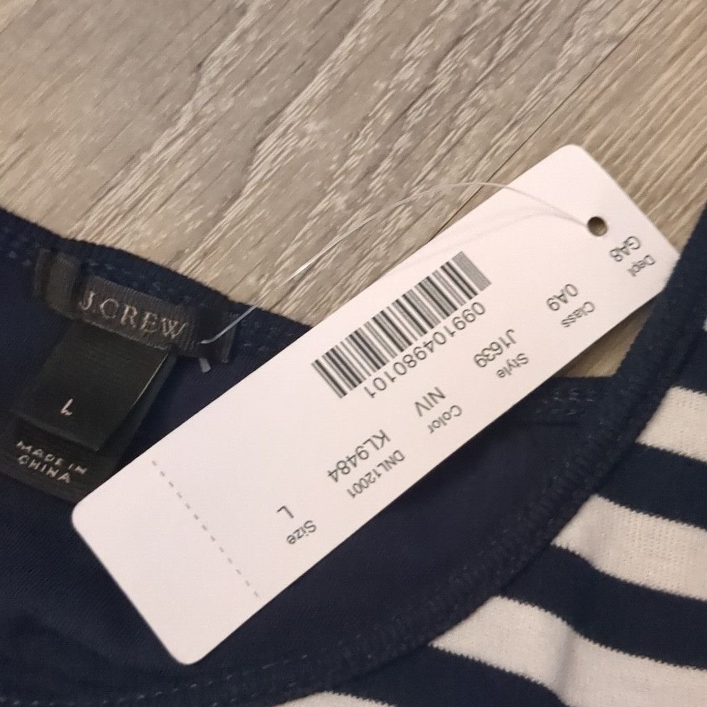 J.Crew J. Crew blue striped tank top size large Size L / US 10 / IT 46 - 4 Thumbnail