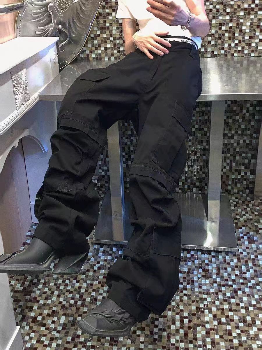 Japanese Brand × Vintage Black Casual Baggy Trousers Size US 30 / EU 46 - 1 Thumbnail
