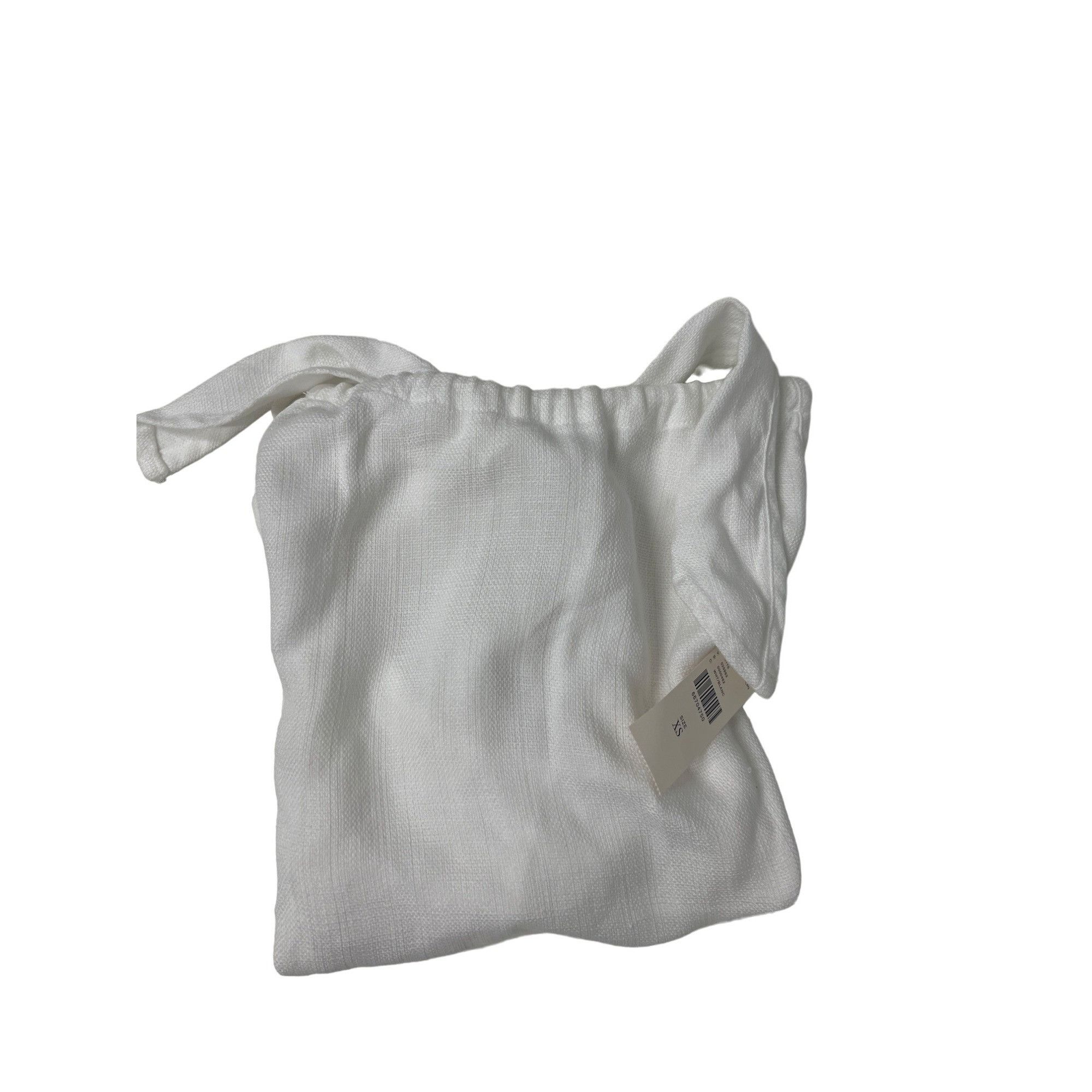 Anthropologie Cloth & Stone White Tencel Lyocell Halter Tie-Back Tank Top Size XS / US 0-2 / IT 36-38 - 4 Thumbnail
