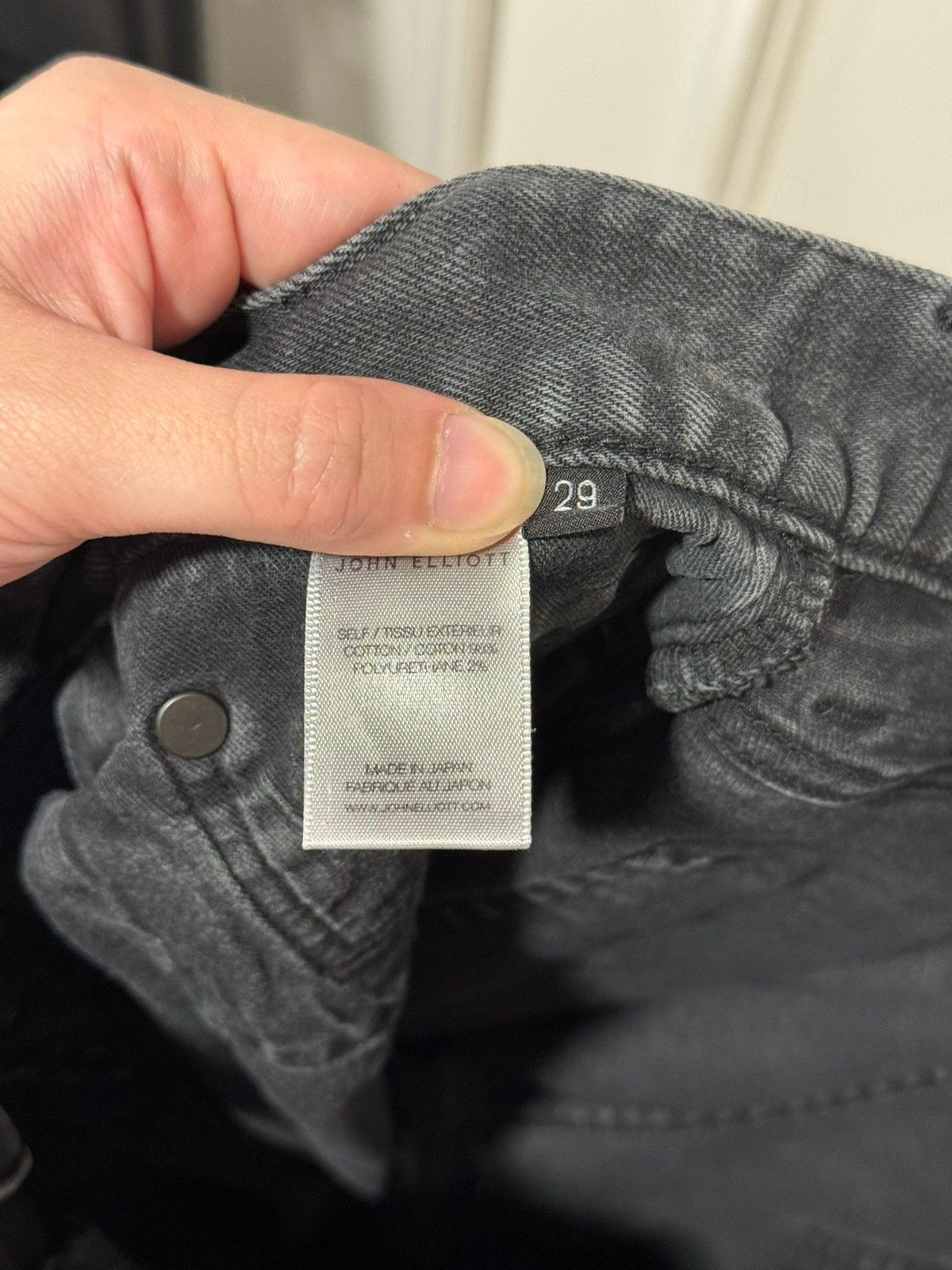 John Elliott John Elliott Cast 2 Carbon size 29 Size US 29 - 4 Thumbnail