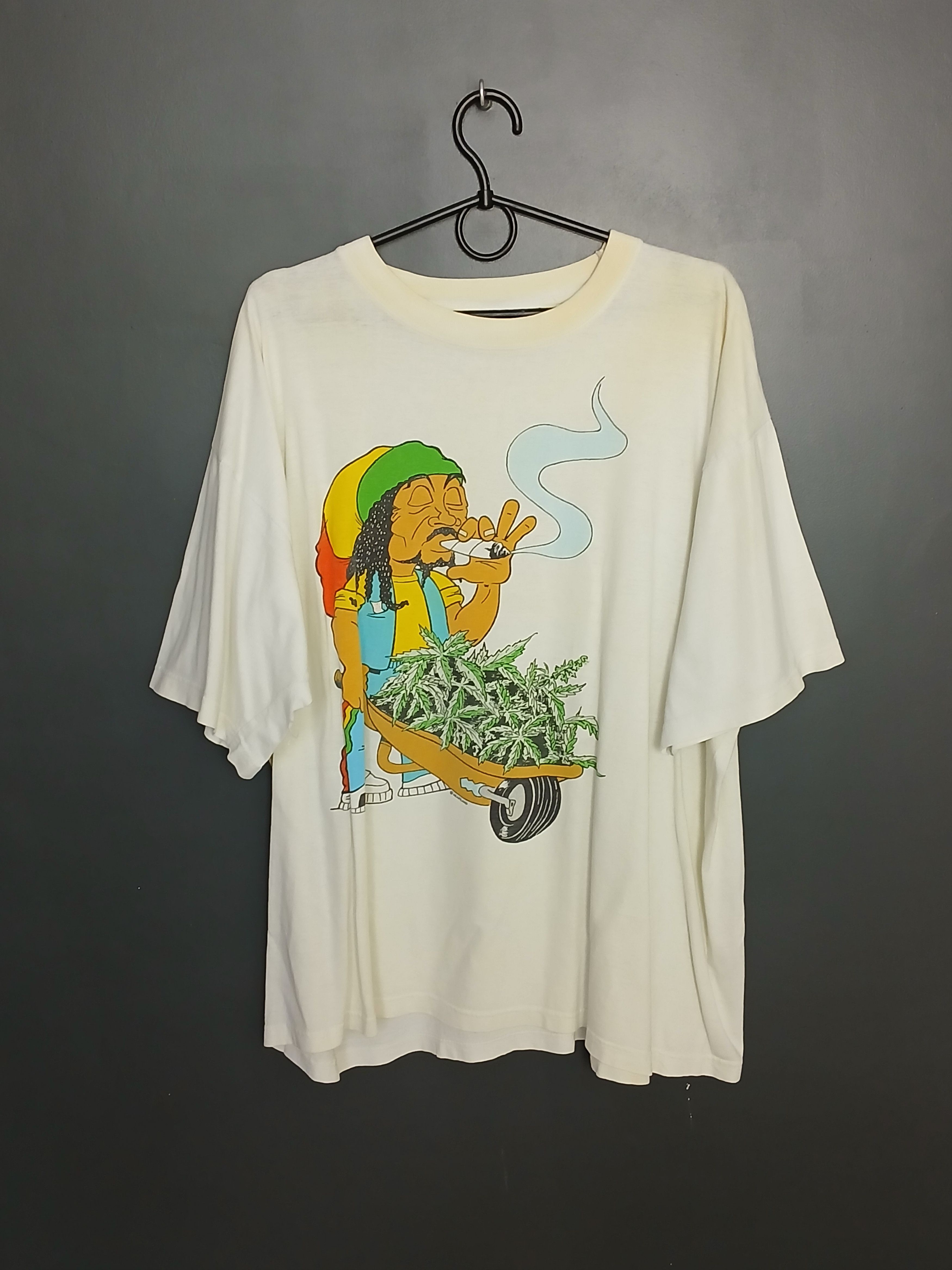 Bob Marley × Vintage Vintage Bob Marley T-Shirt Size US XL / EU 56 / 4 - 1 Thumbnail
