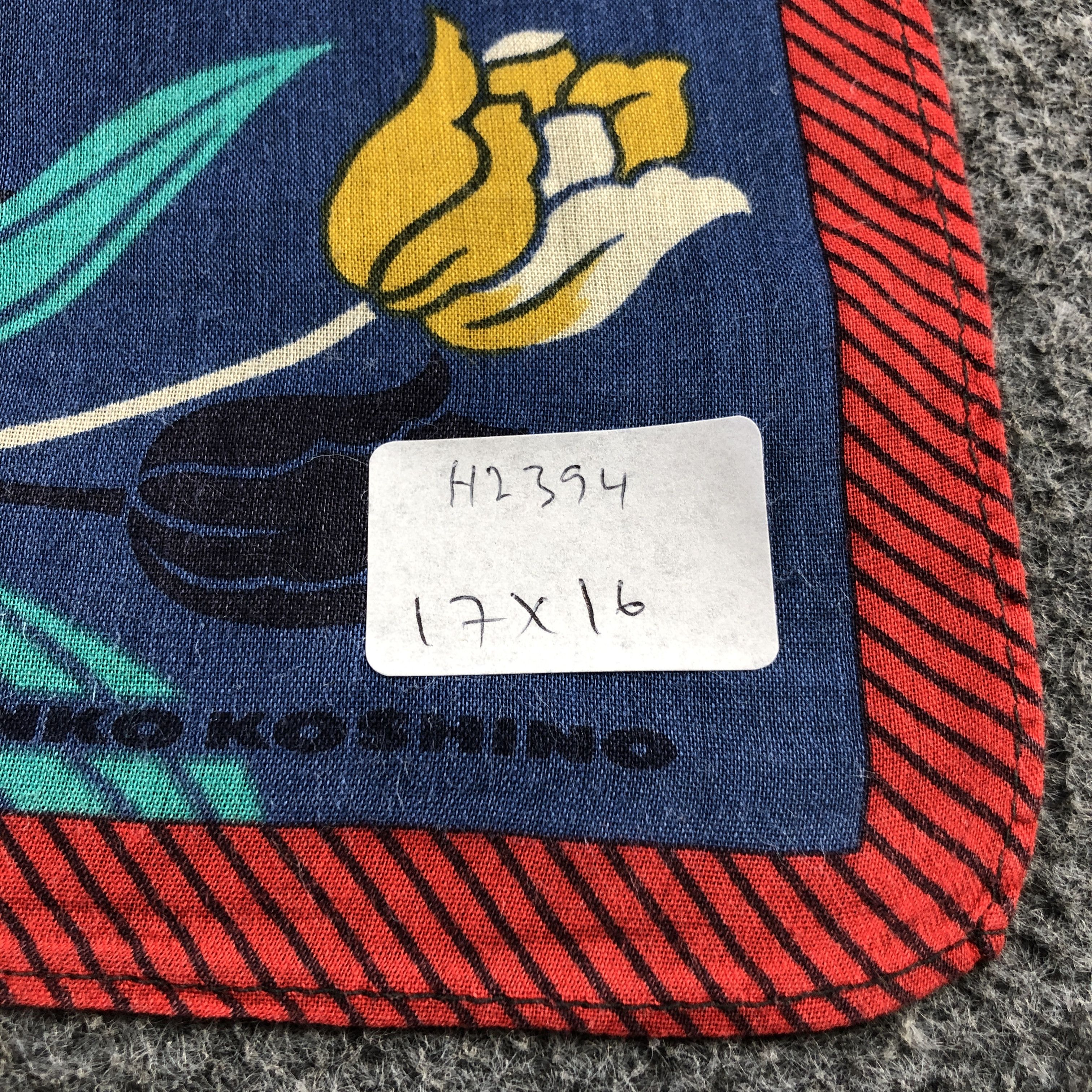 Mr. Junko Junko Koshino Handkerchief Neckerchief Bandana H2394 Size ONE SIZE - 8 Thumbnail