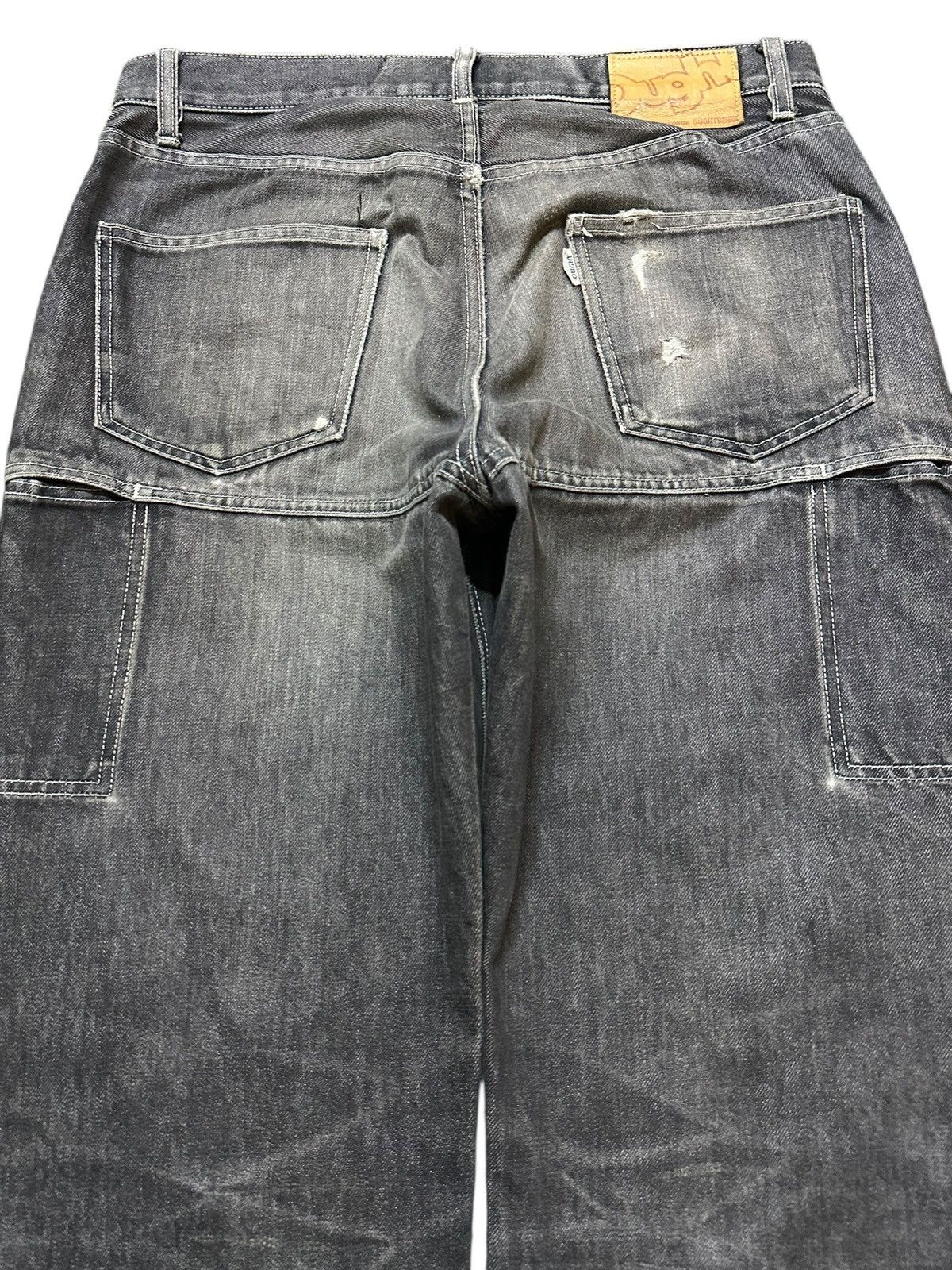 Japanese Brand Vintage Japanese Brand Faded Wash Hip Hop Baggy Style Jeans Size US 32 / EU 48 - 5 Thumbnail