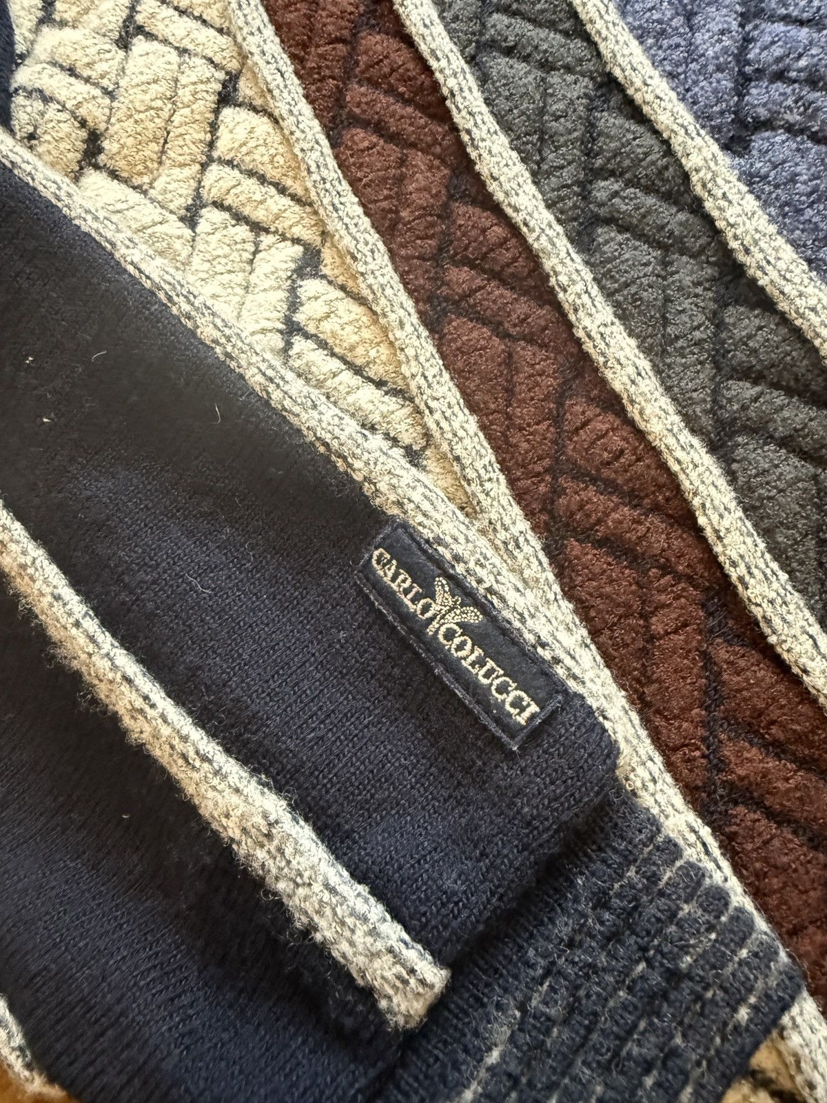 Carlo Colucci × Coogi × Vintage Vintage Carlo Colucci Coogie-style cardigan Size US M / EU 48-50 / 2 - 4 Thumbnail