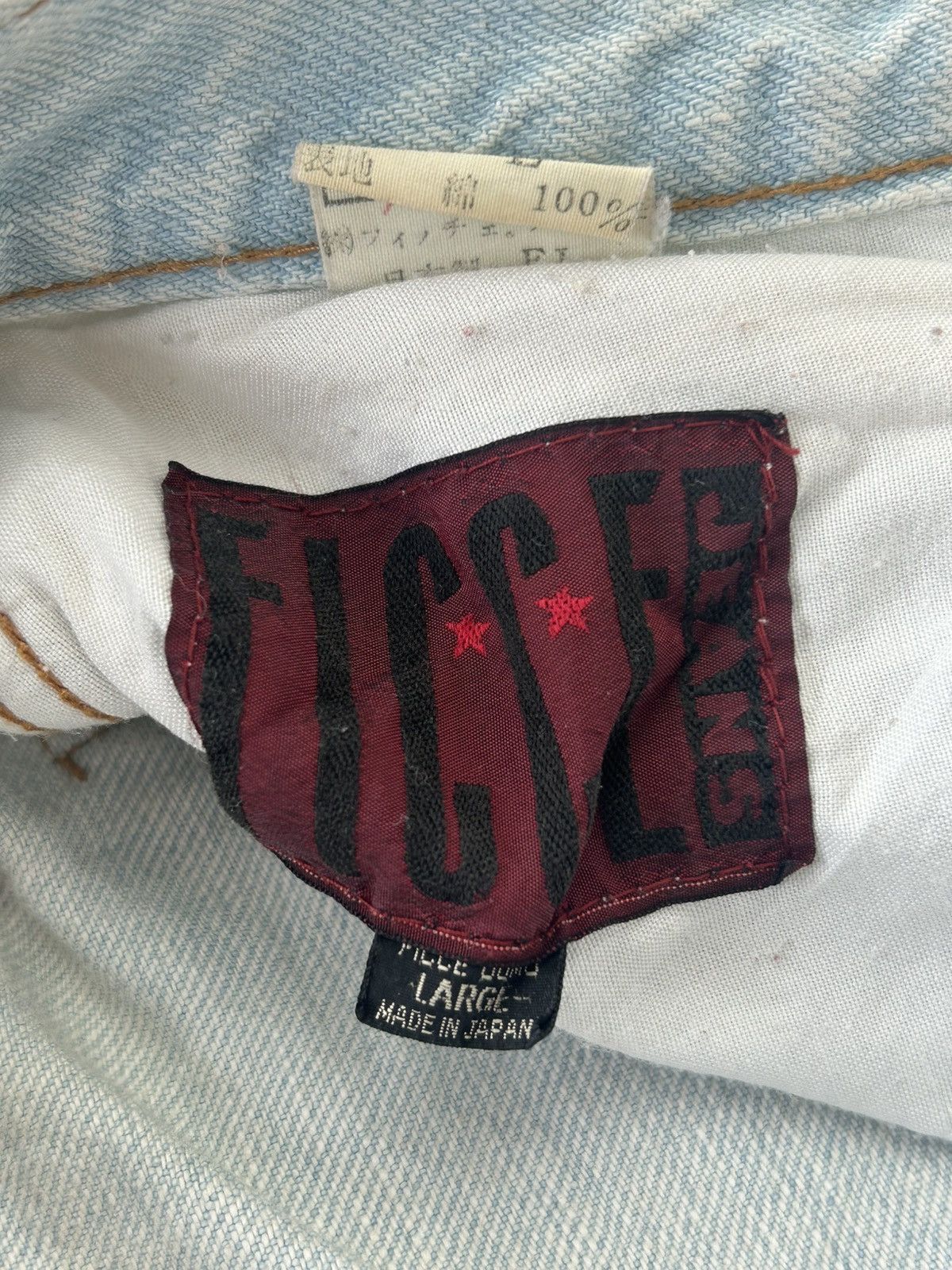 Japanese Brand Ficce Jeans Japan Vintage Denim Size US 32 / EU 48 - 11 Thumbnail