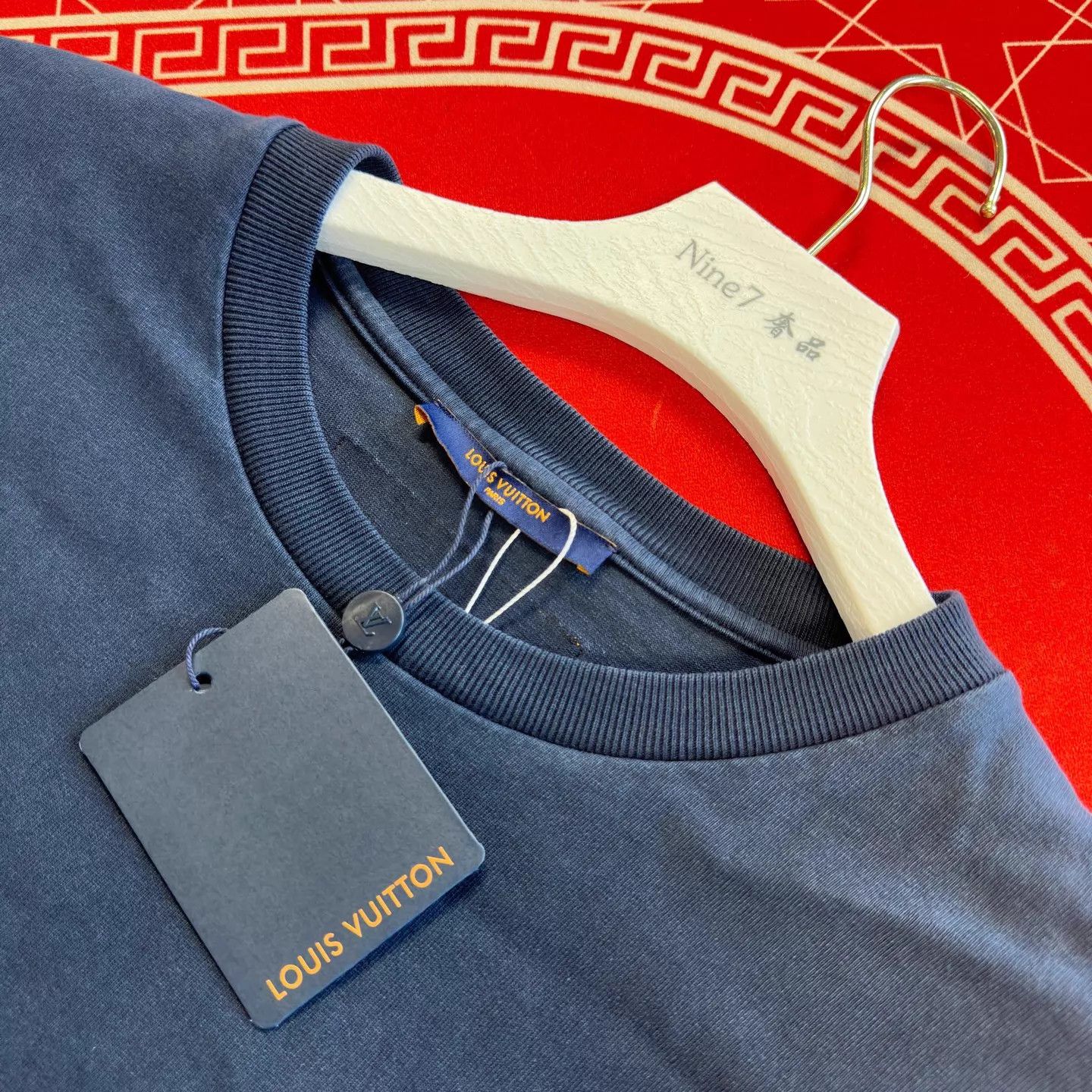 Louis Vuitton LV Inside Out Oversized Crewneck Short Sleeve Tee Navy L Size US L / EU 52-54 / 3 - 3 Thumbnail