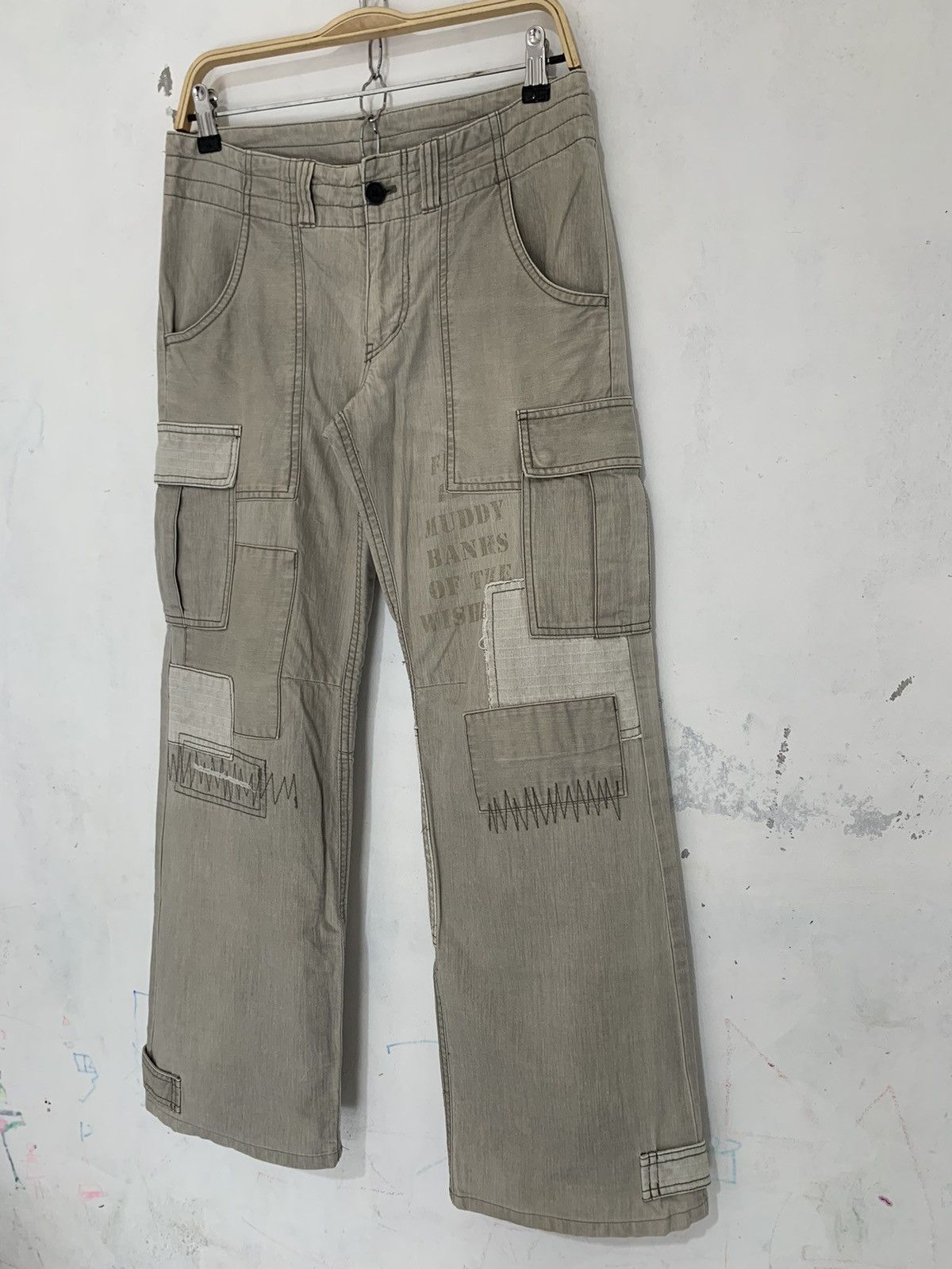 If Six Was Nine 291295 homme patchwork cargo pants Size US 31 - 3 Thumbnail