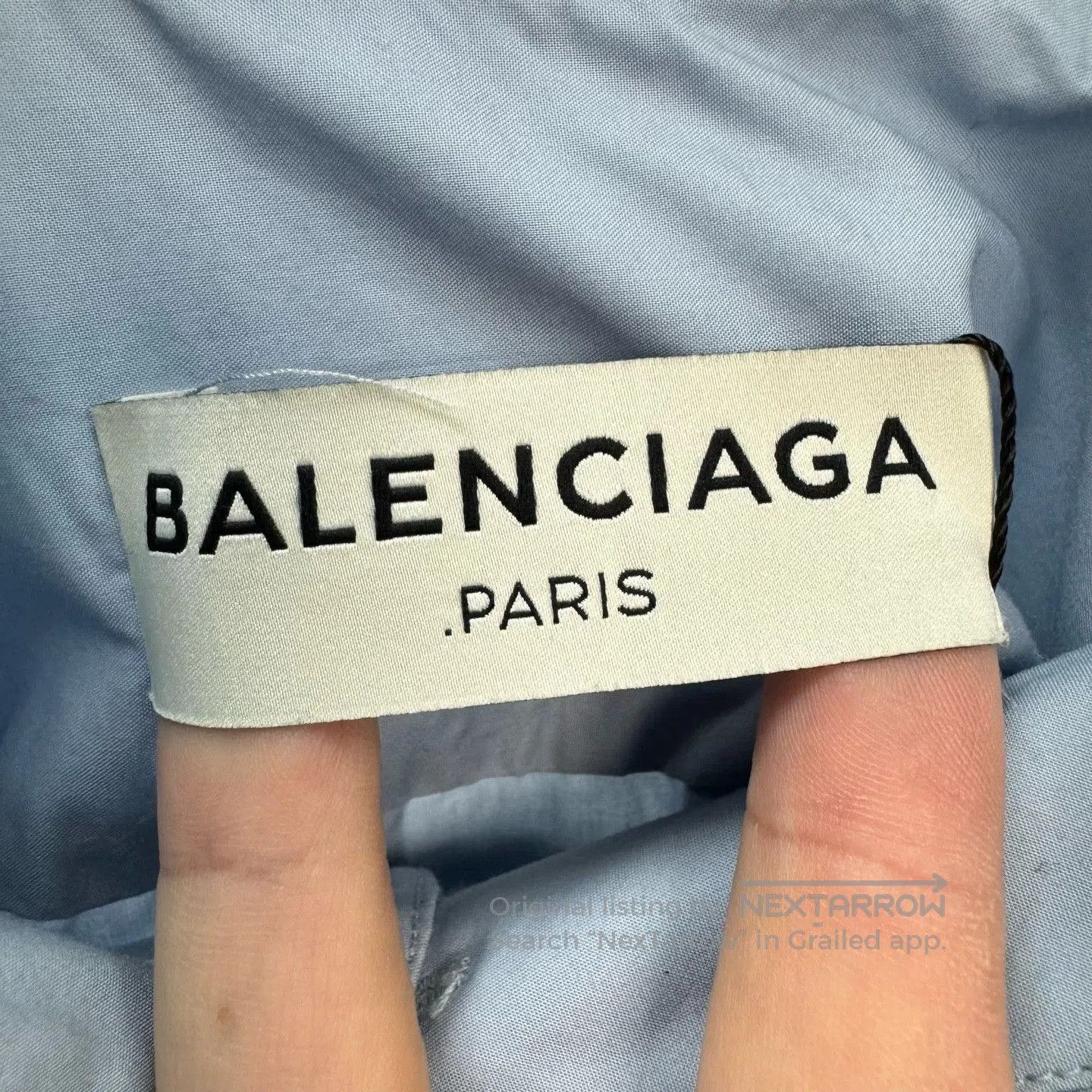 Balenciaga Balenciaga Embroidered Letter Shirt. Size XS / US 0-2 / IT 36-38 - 6 Thumbnail