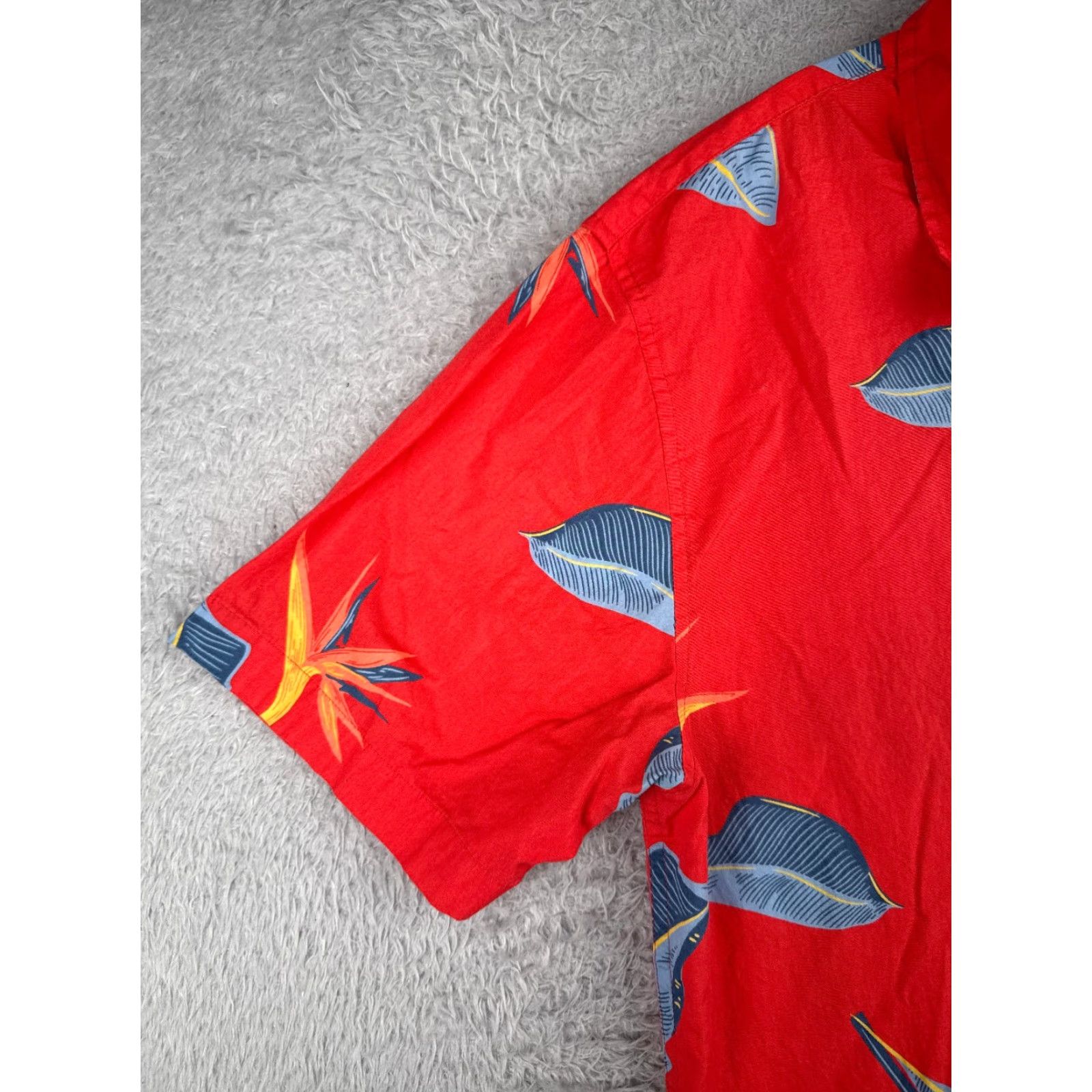 Vintage Molokai Surf Co Hawaiian Shirt Adult Large Blue Floral Cotton Slim Fit Size US L / EU 52-54 / 3 - 3 Thumbnail