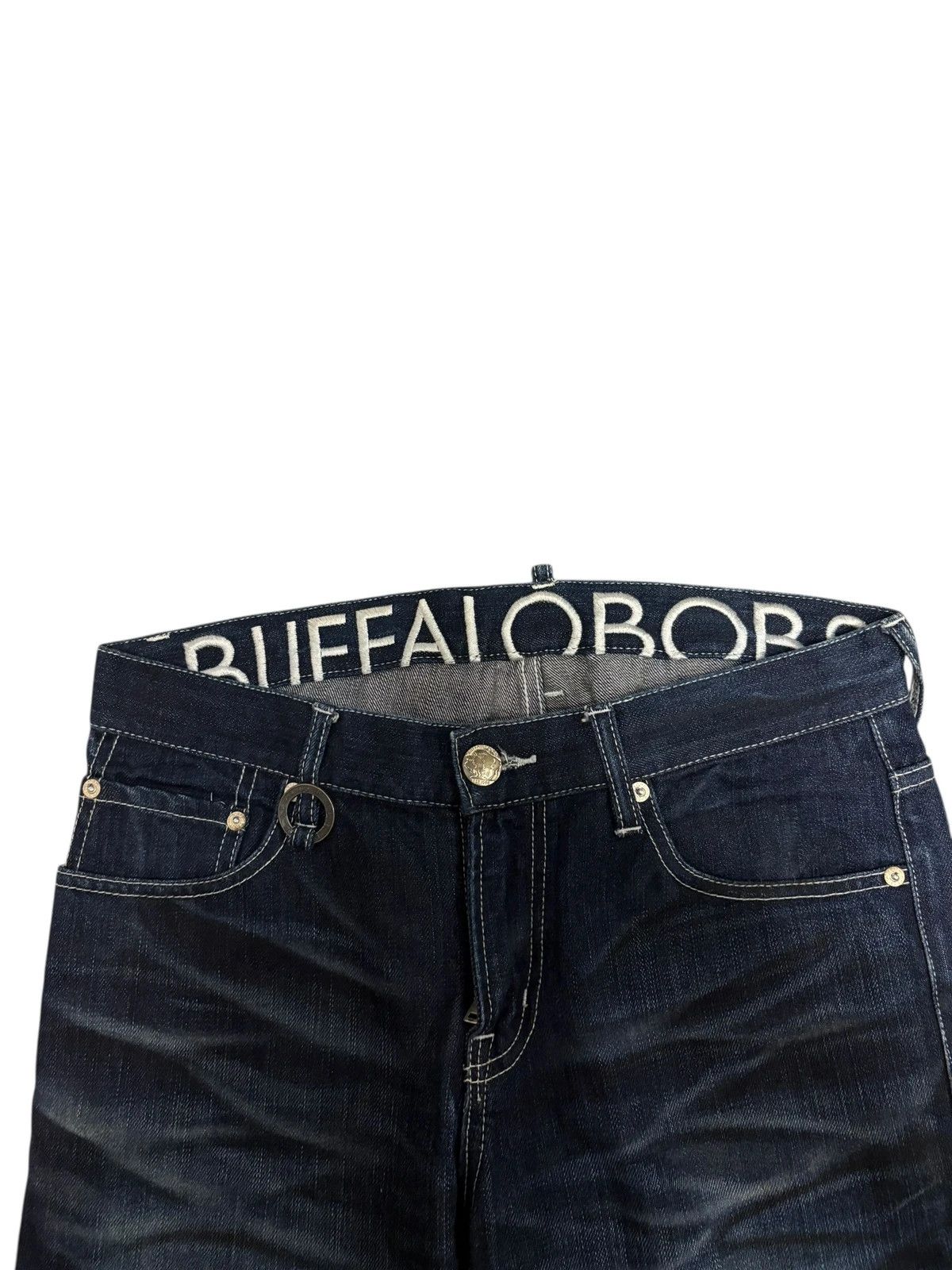 BUFFALO BOBS Japanese Brand Buffalo Bobs blue gradient wash denim jeans Size US 31 - 2 Thumbnail