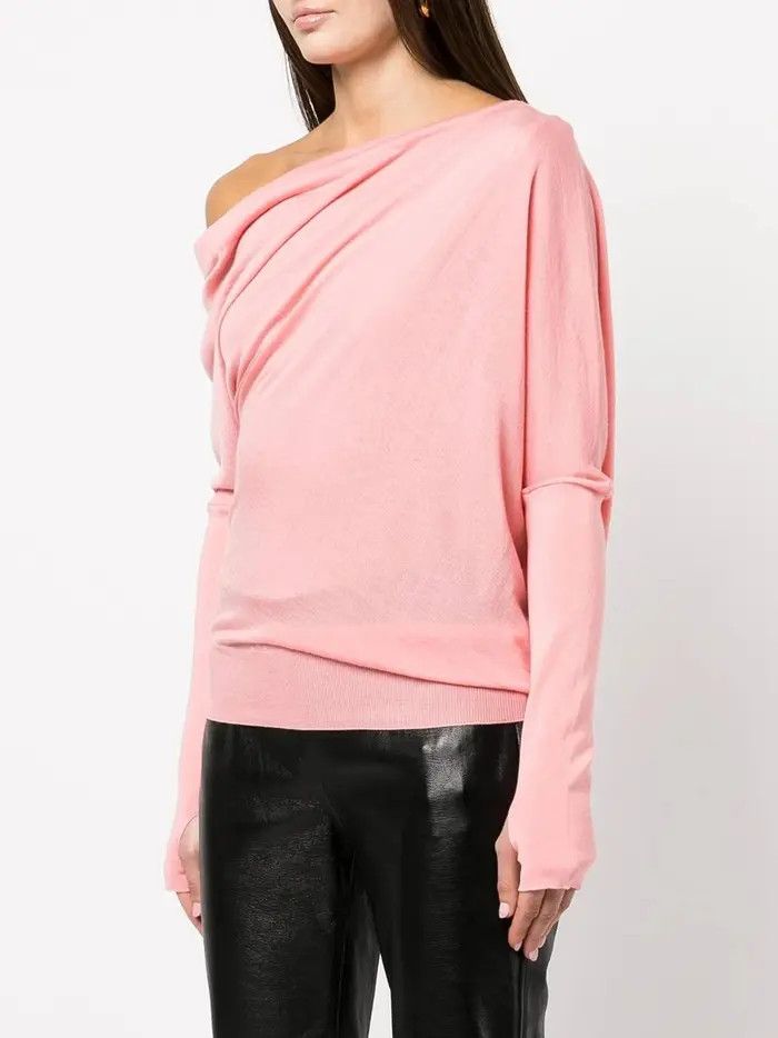 Tom Ford o1loc1c0724 MAK697 Sweater in Pink Size S / US 4 / IT 40 - 4 Thumbnail