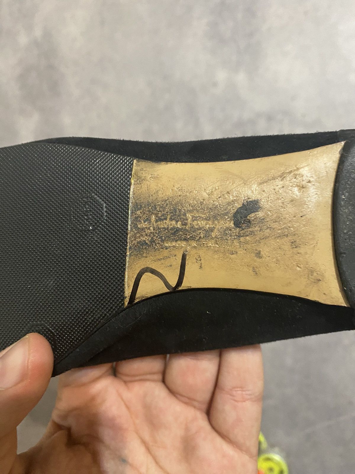 Salvatore Ferragamo × Vintage Salvatore Ferragamo Ballet Flats Gold Size US 7.5 / IT 37.5 - 12 Thumbnail