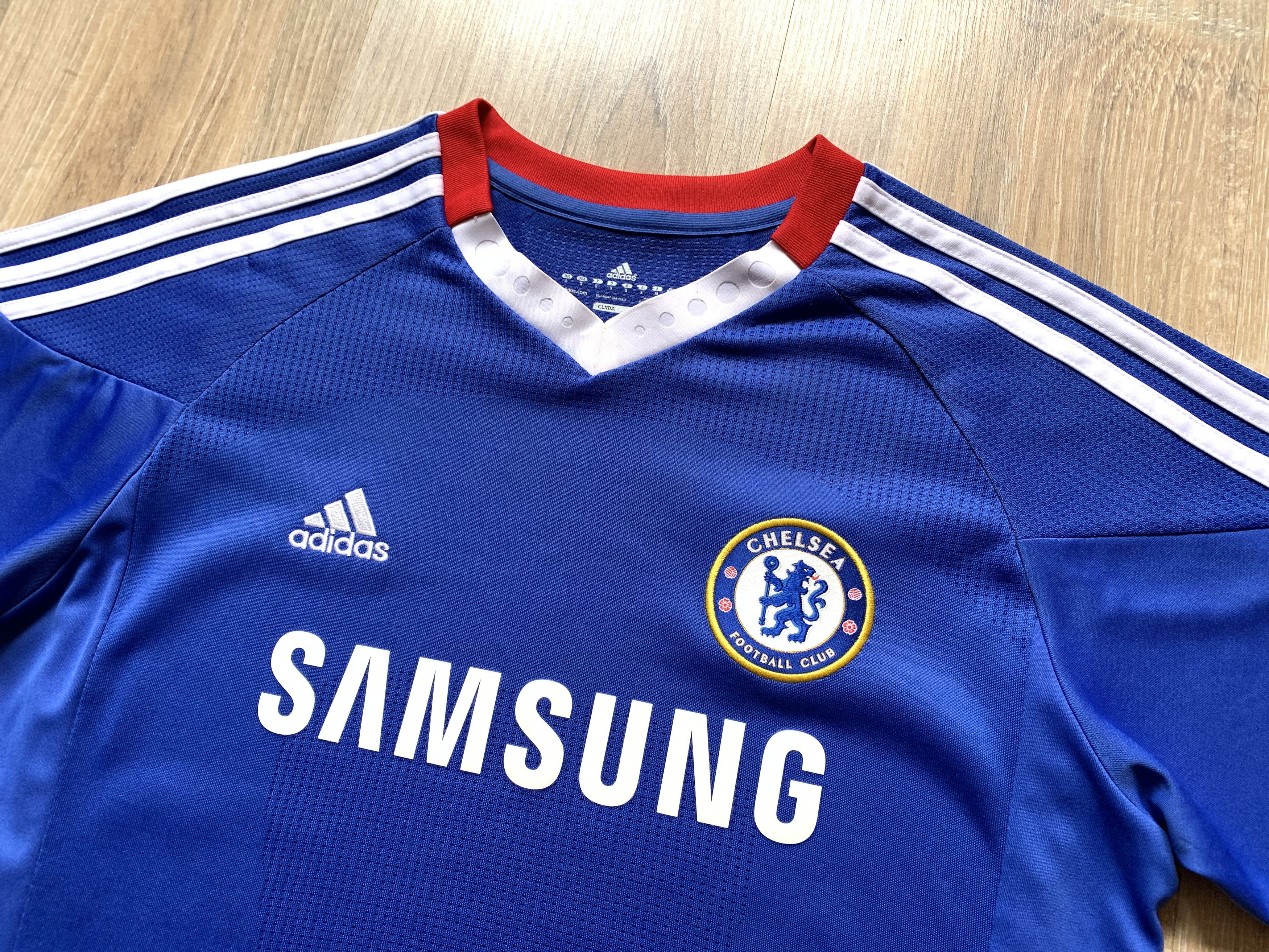 Adidas Vintage Adidas Chelsea Home Football Shirt 2010-2011 Size US S / EU 44-46 / 1 - 4 Thumbnail
