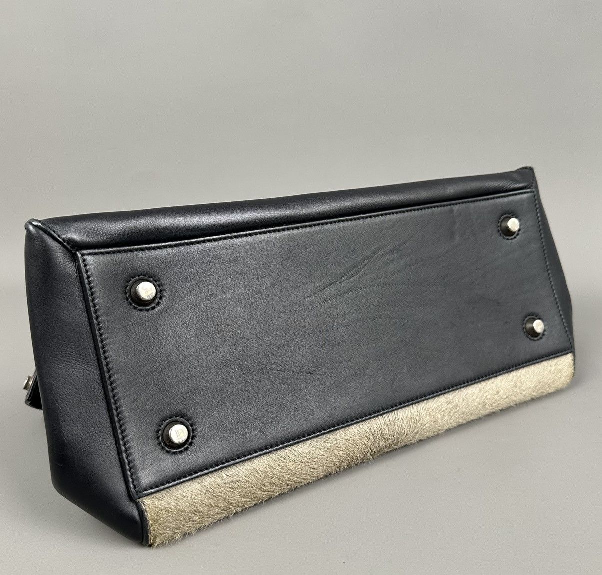 Celine Celine - Edge Pony-Style Calfskin Leather - Handle Bag Size ONE SIZE - 8 Thumbnail