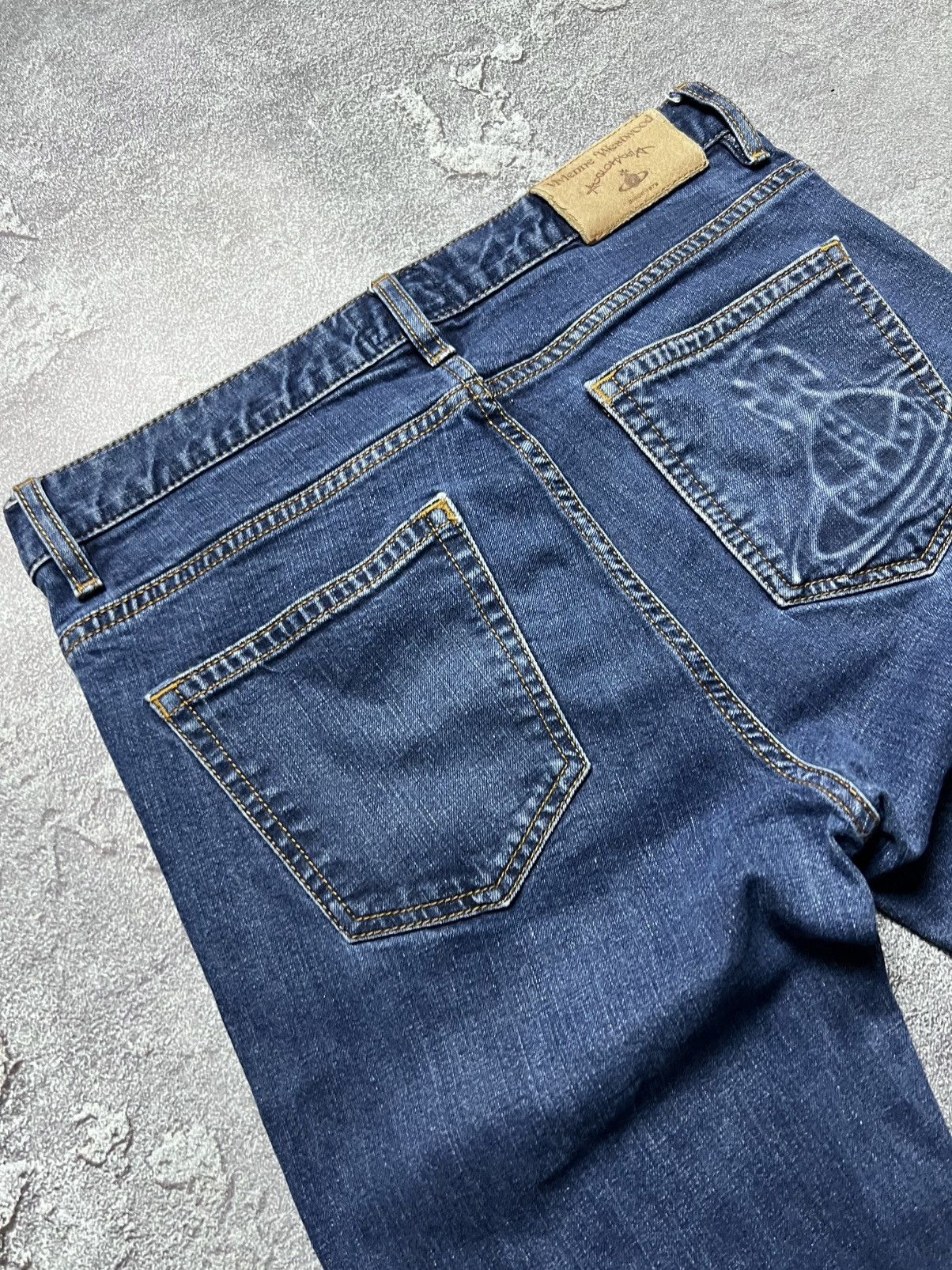 Vivienne Westwood Vivienne Westwood Jeans Big Logo Anglomania Orb Saturn 30 Size US 30 / EU 46 - 5 Thumbnail