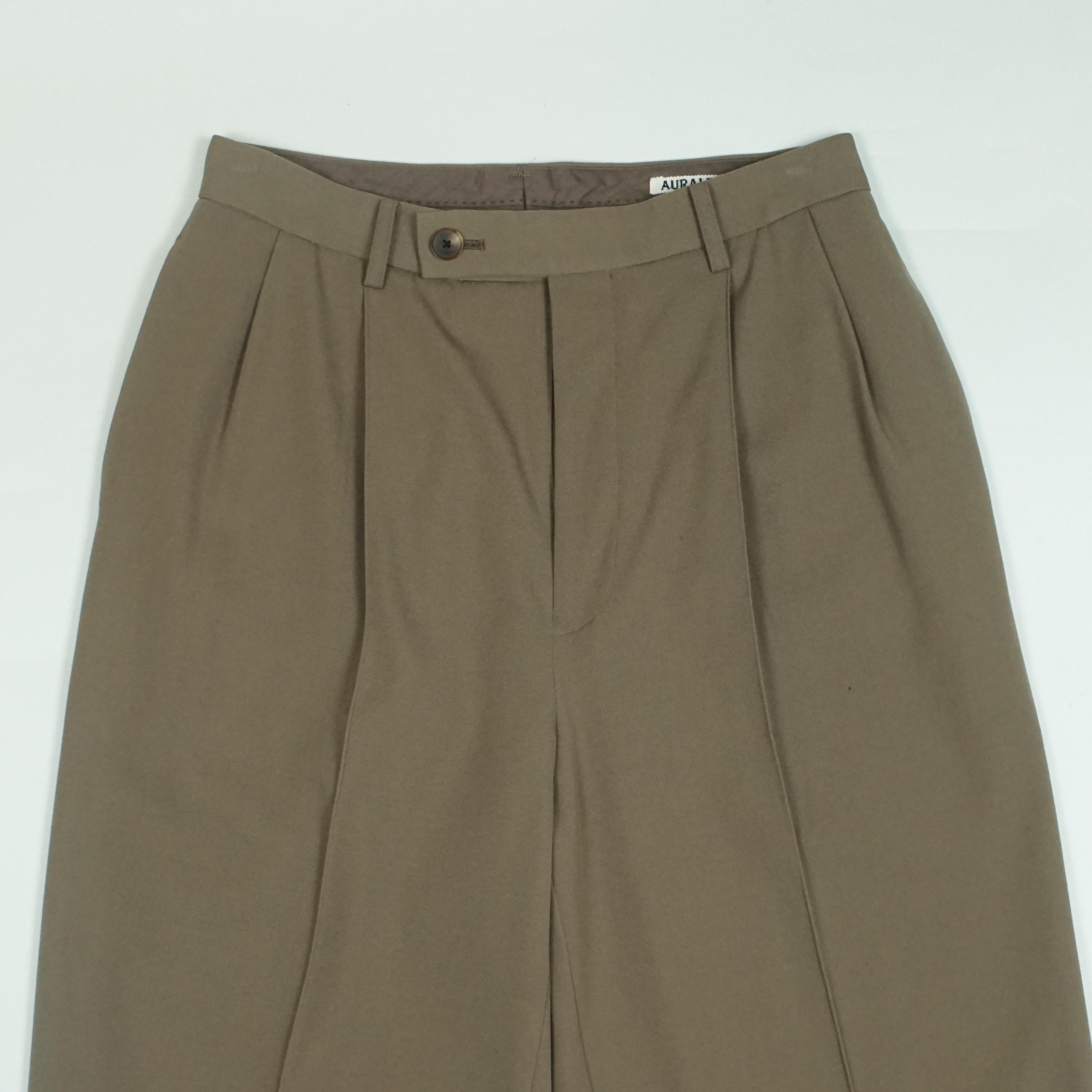 Auralee *NoTariff Auralee Pleated Trouser Size US 30 / EU 46 - 2 Thumbnail