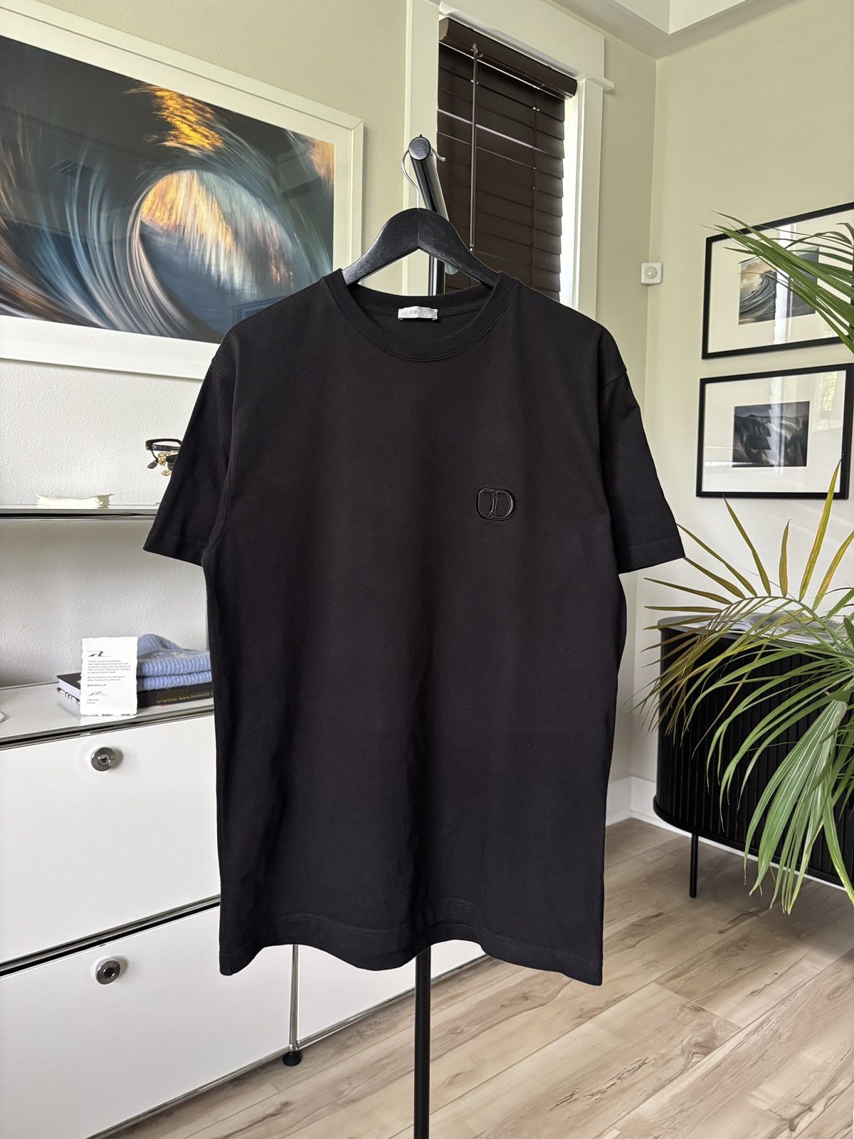 Dior DIOR EMBROIDERED CD LOGO TEE SHIRT Size US L / EU 52-54 / 3 - 2 Thumbnail
