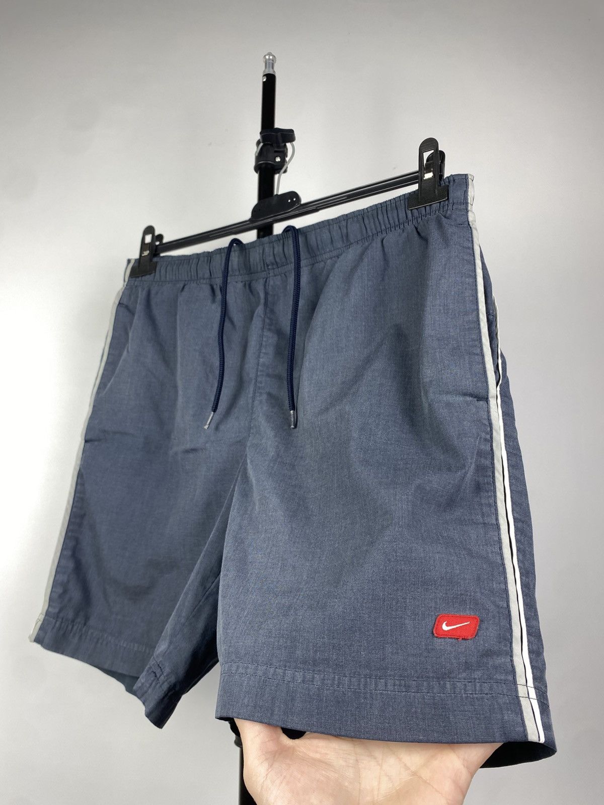 Nike × Vintage Vintage 90s 00s Nike Shox vintage nylon shorts S Size Size US 30 / EU 46 - 4 Thumbnail