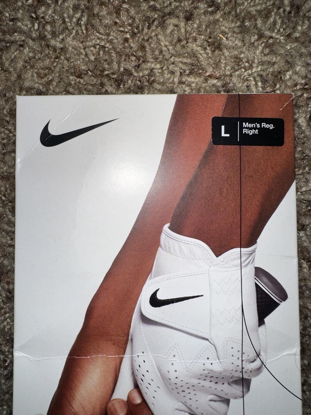 Nike Nike Tour Classic IV Golf Glove for Mens Right Hand White Size ONE SIZE - 2 Thumbnail