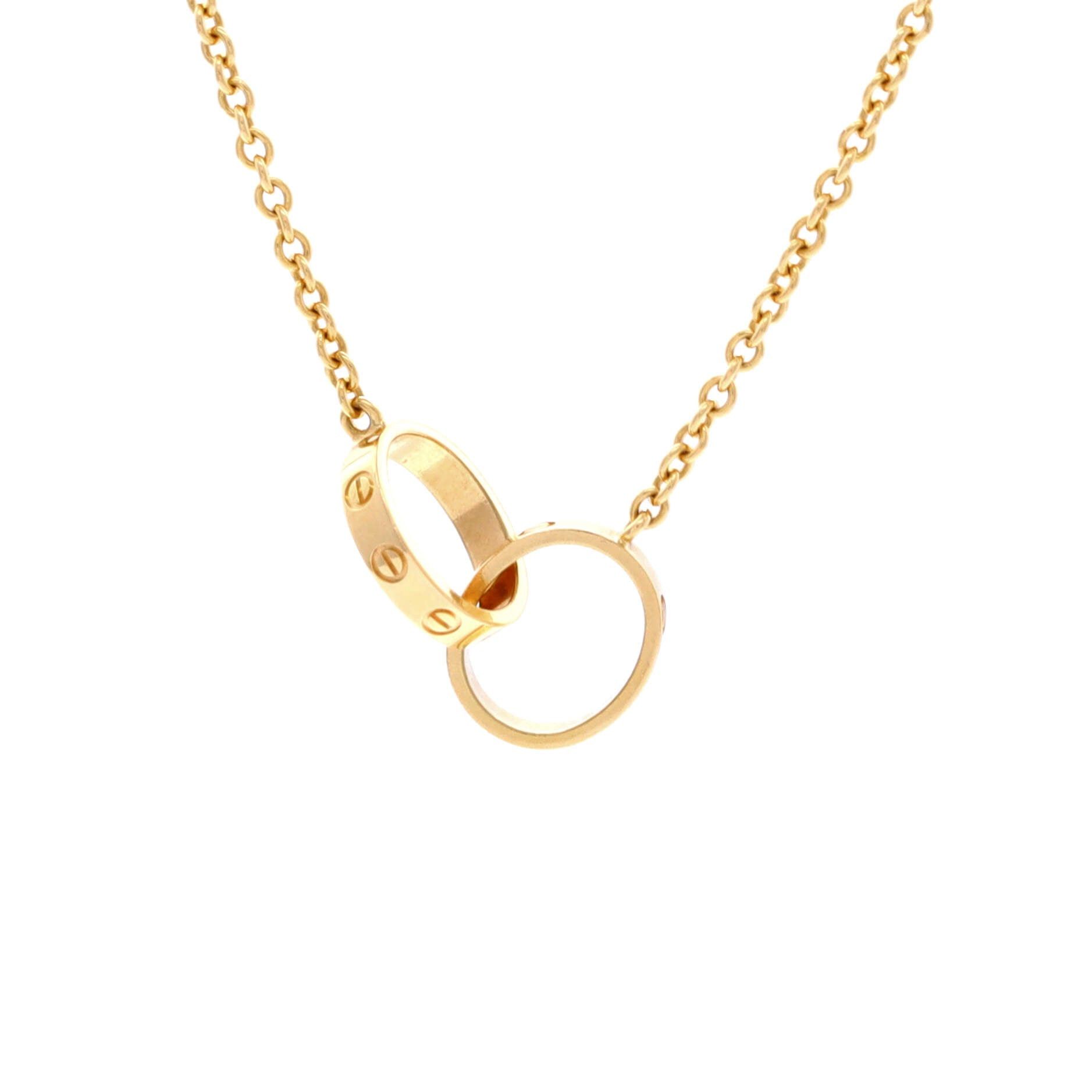 Cartier Love Interlocking Necklace Size ONE SIZE - 1 Thumbnail