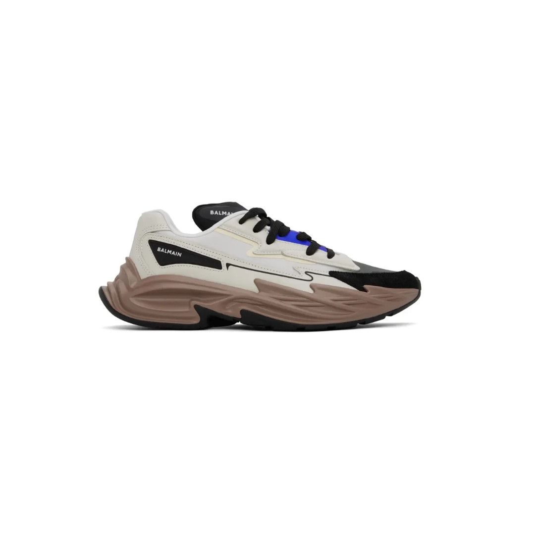 Balmain o1s1wg110325 Run-Row Low-Top Sneakers in Multicolor Size US 12 / EU 45 - 1 Thumbnail