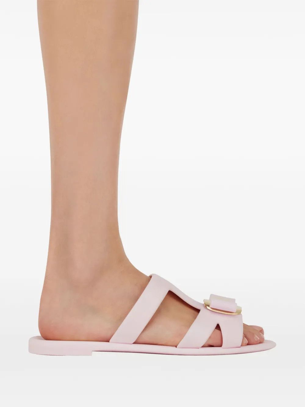 Salvatore Ferragamo o1s1rm0526 Lylia Jelly Sandals in Pink Size US 11 / IT 41 - 3 Thumbnail