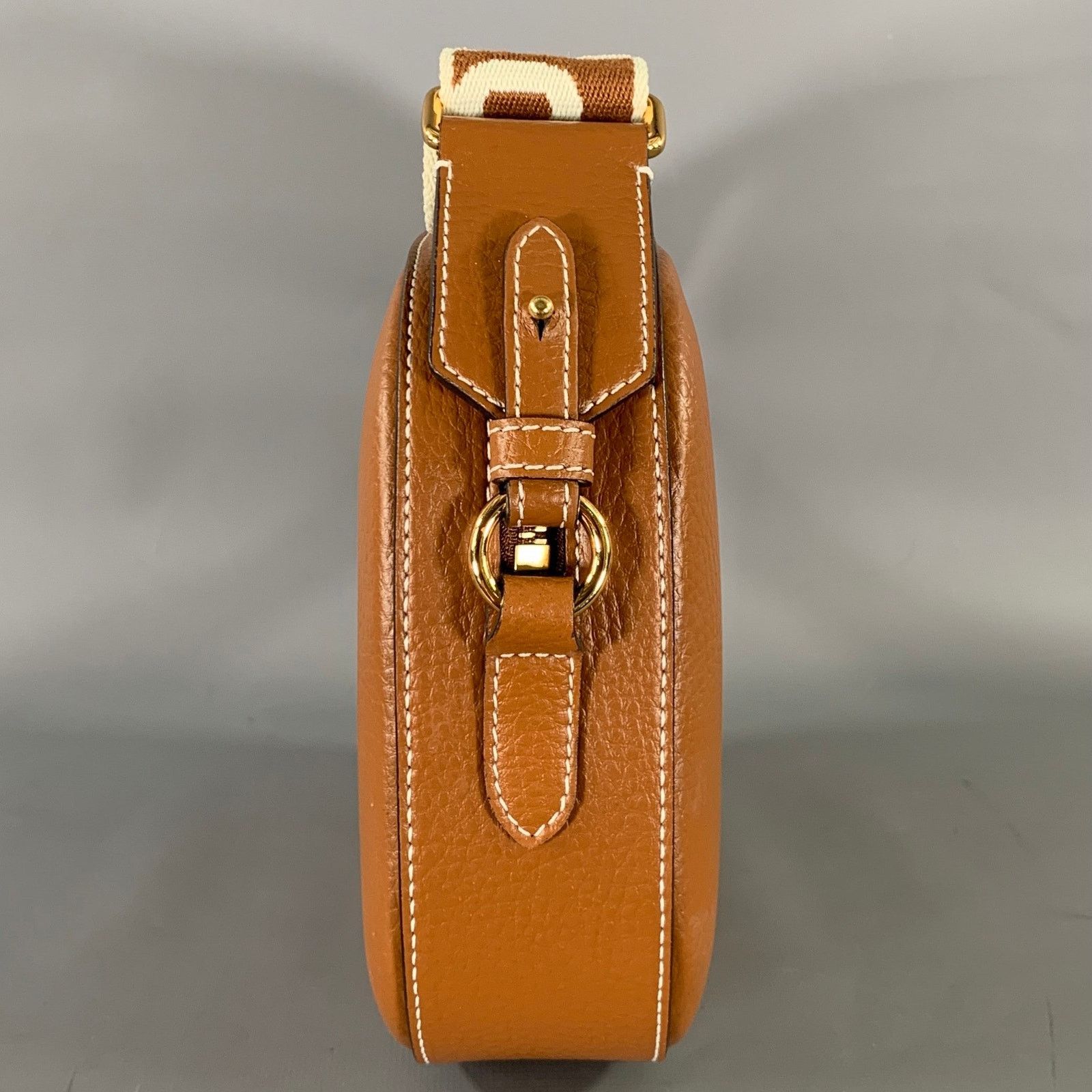 Stella McCartney STELLA McCARTNEY Brown White Studded Faux Leather Handbag Size ONE SIZE - 4 Thumbnail