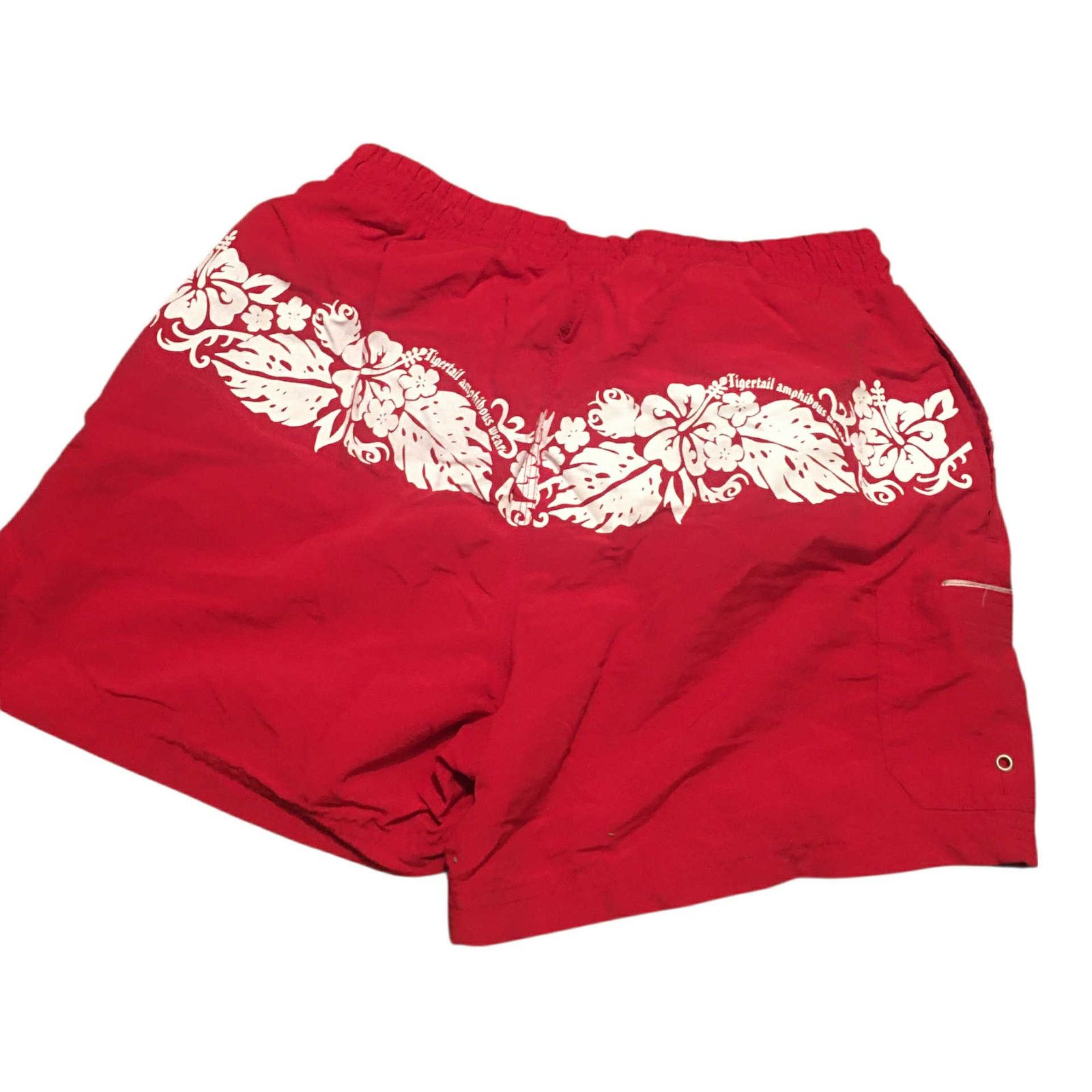 Other VTG Tigertail Swim Shorts Hawaiian Floral Lined Adjustable M Size US 30 / EU 46 - 2 Thumbnail