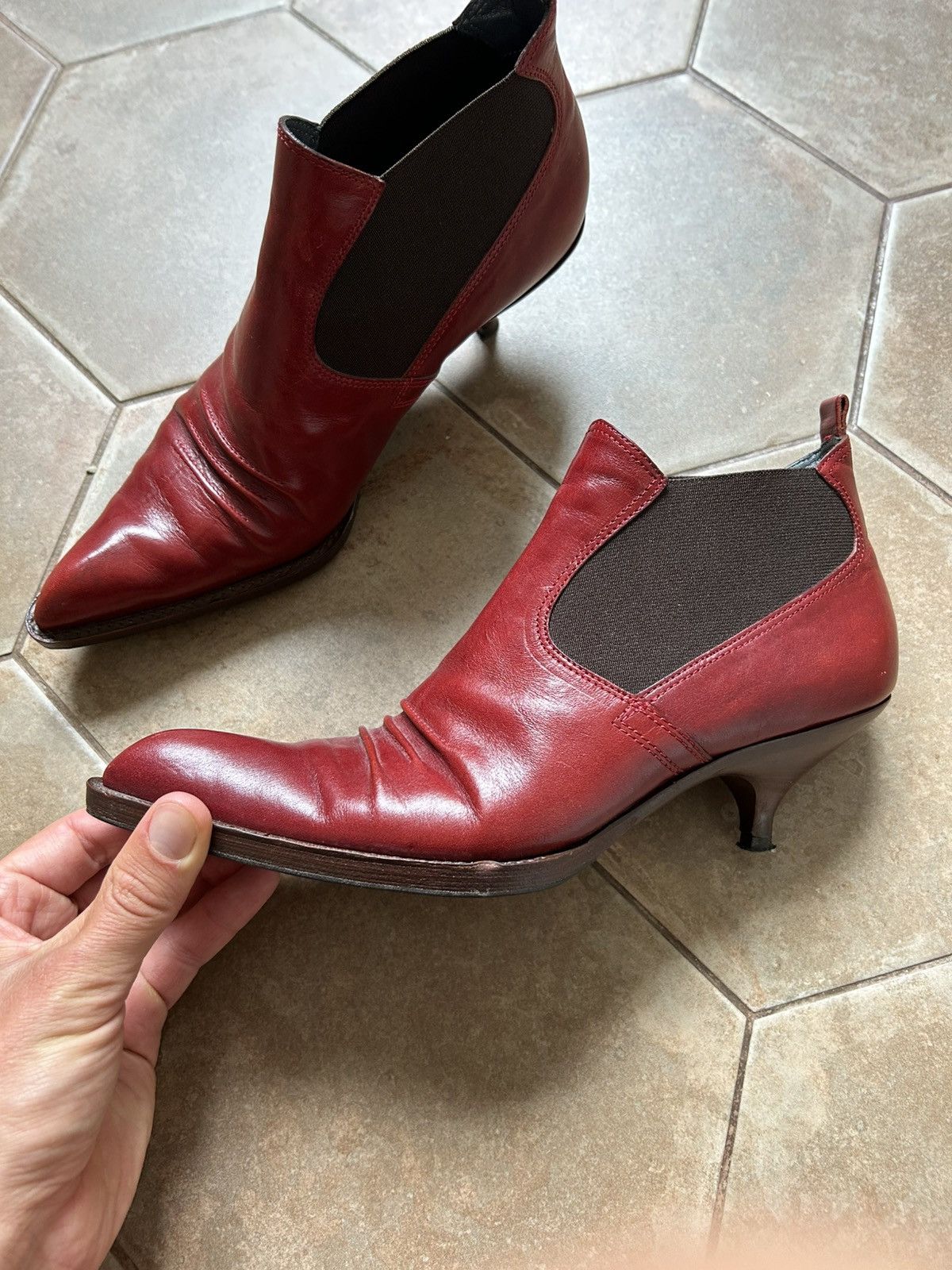 Miu Miu Miu Miu y2k Vintage Heels leather Size US 7 / IT 37 - 5 Thumbnail