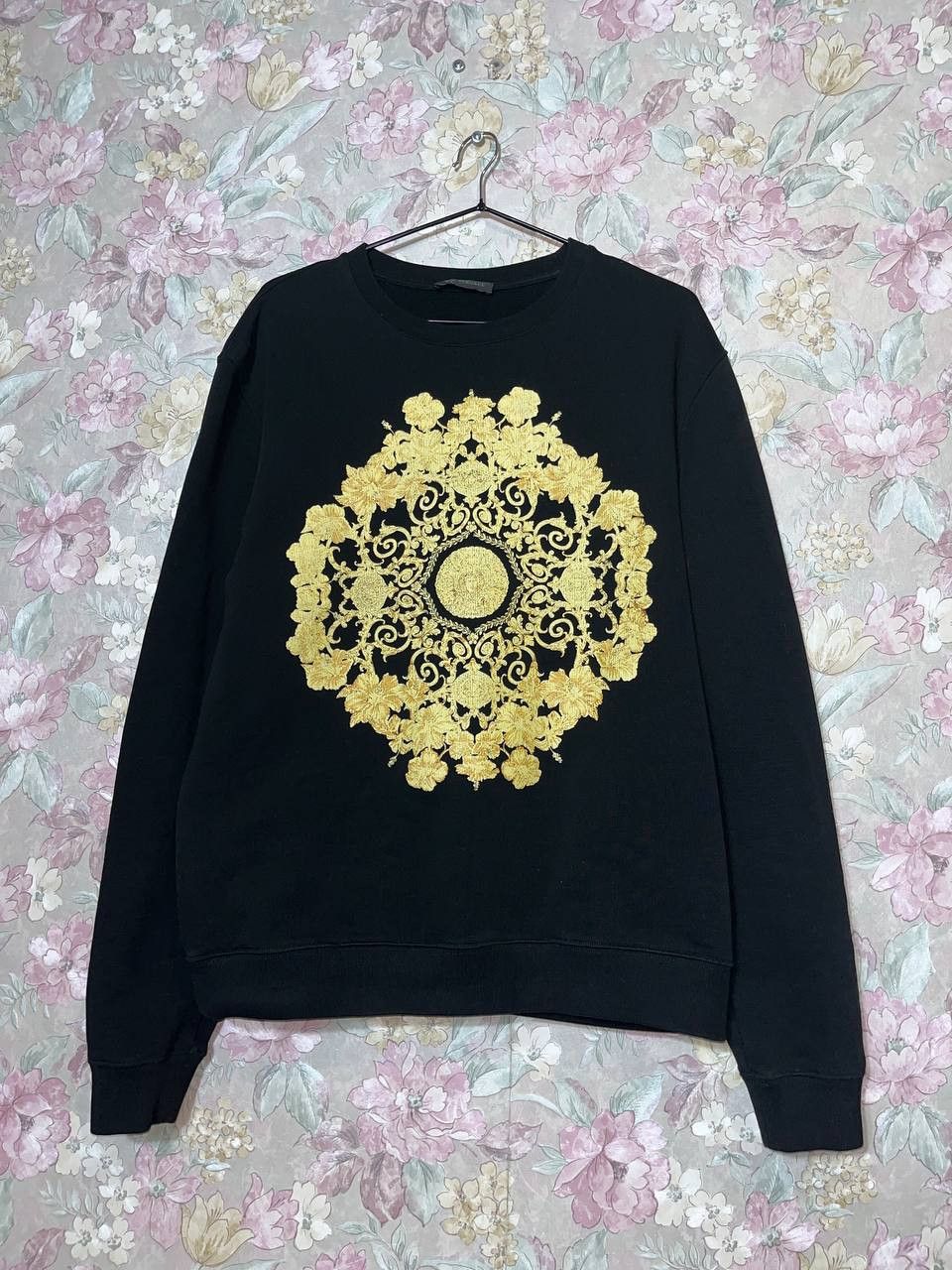 Versace Versace Graphic Barocco Style Print Crew Neck Sweatshirt L Size US L / EU 52-54 / 3 - 1 Thumbnail