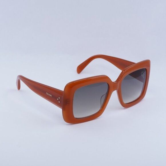 Celine 🕶️ New Celine CL40263I 42F Sunglasses - Shiny Orange Frame Size ONE SIZE - 7 Thumbnail