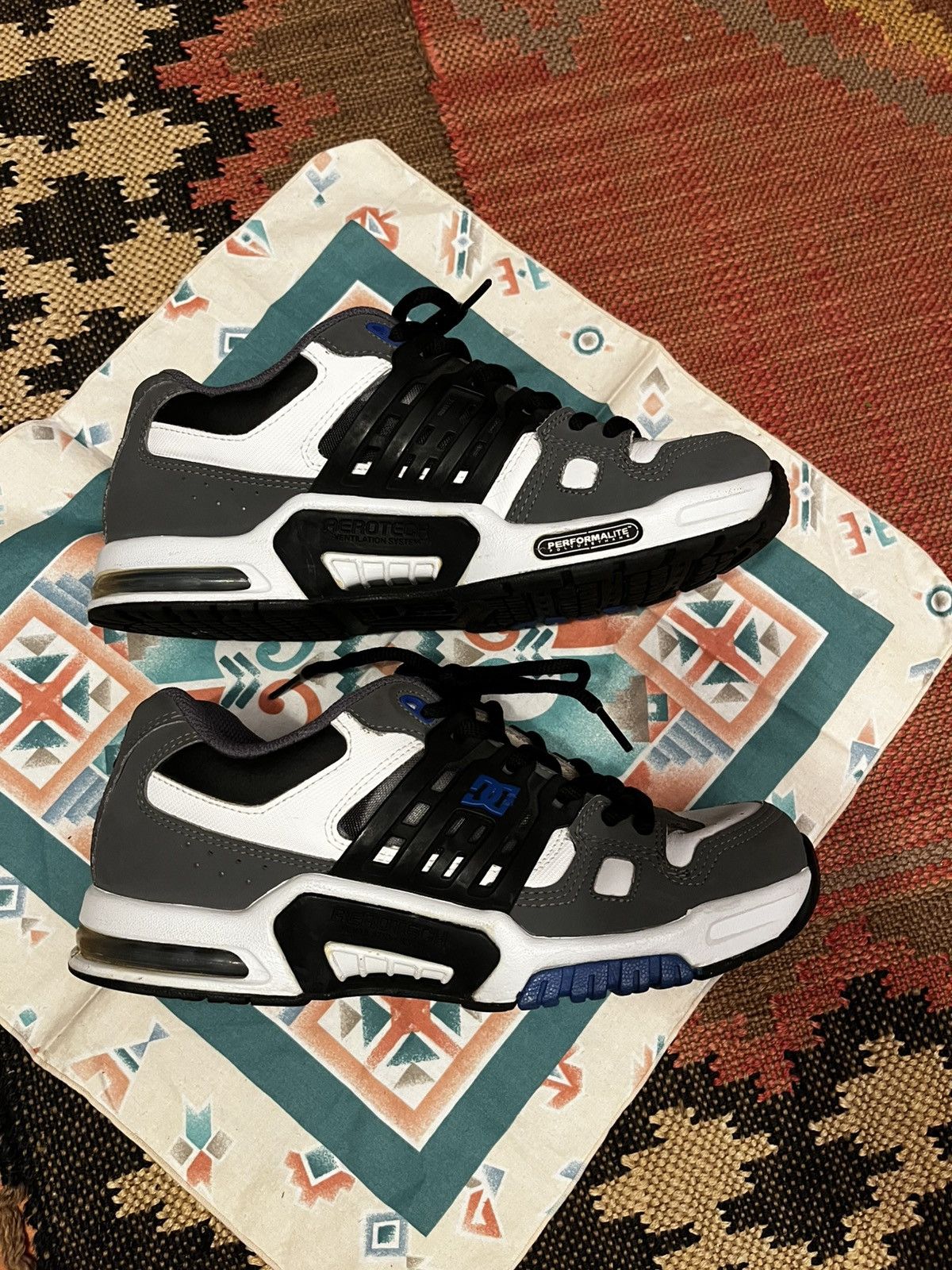 DC Rare Y2K 2002 DC Aerotech AT-2 Grey and Royal Blue Size US 8.5 / EU 41-42 - 3 Thumbnail