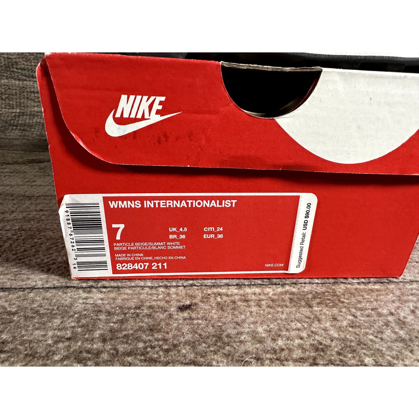 Nike Nike Womens Internationalist Shoes Pink Leather Sneakers Size US 7 / IT 37 - 2 Thumbnail