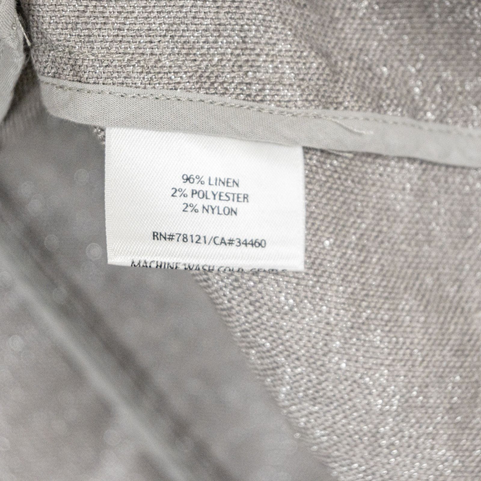 Eileen Fisher Eileen Fisher Silver Gray Twinkle linen Blazer Jacket Medium Size M / US 6-8 / IT 42-44 - 7 Thumbnail