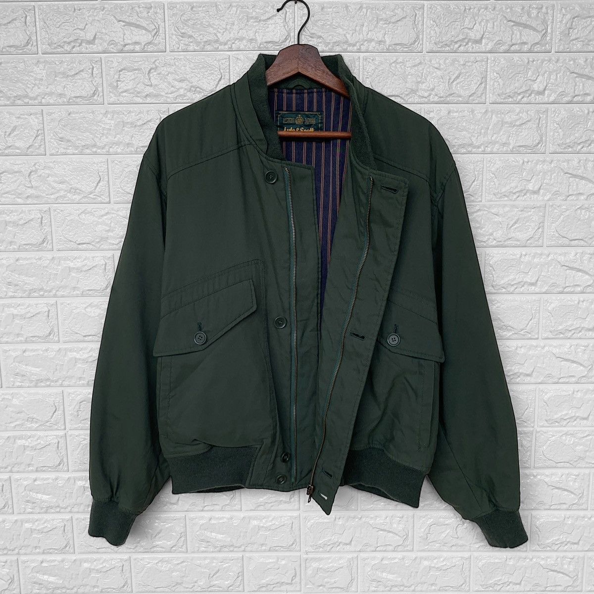 Lyle & Scott Lyle & Scott Scotland Bomber Jacket Size US M / EU 48-50 / 2 - 1 Thumbnail