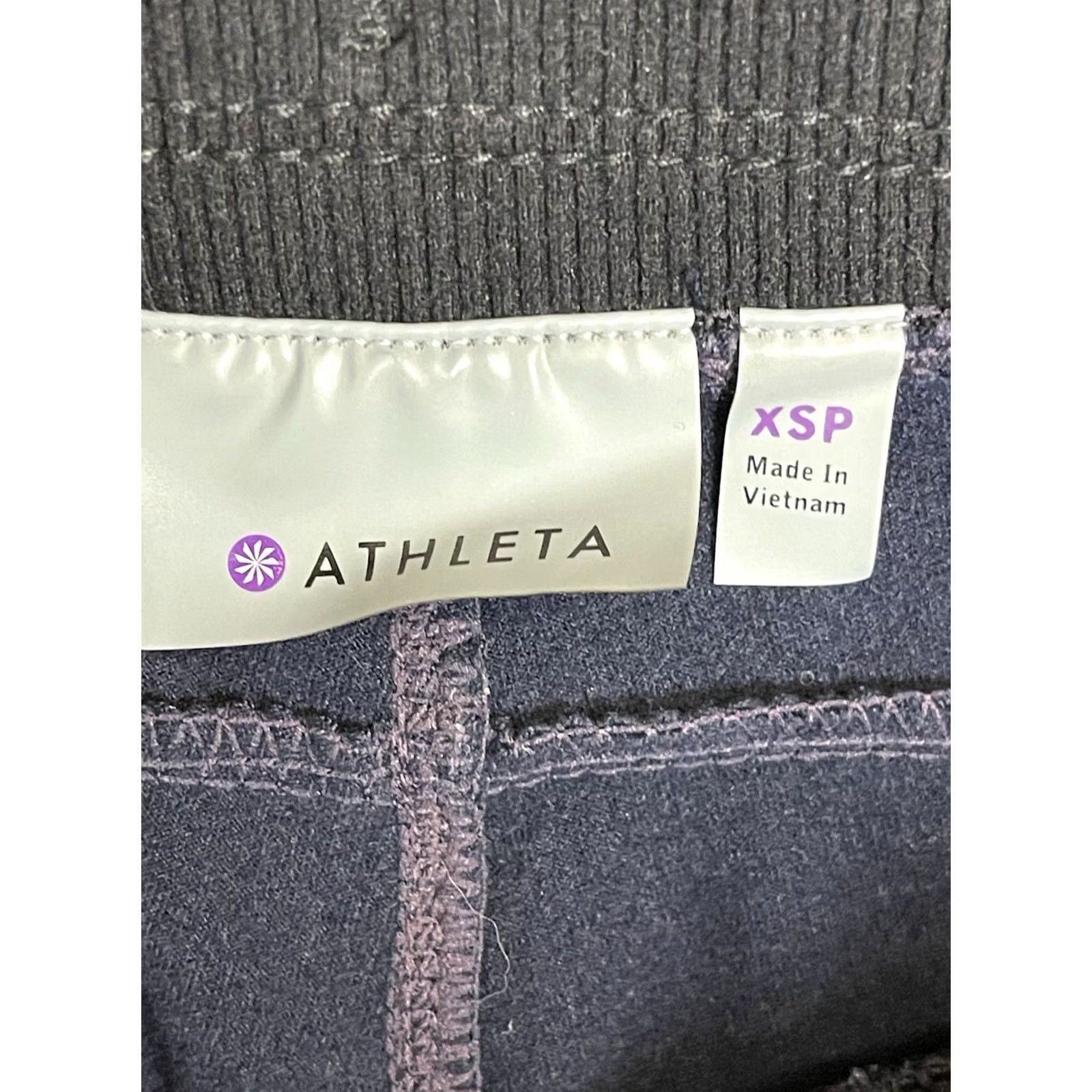 Athleta Athleta Pants Womens XSP Blue Flux Pull On Athletic Jogger Tapered Drawstring Size 26" / US 2 / IT 38 - 3 Thumbnail
