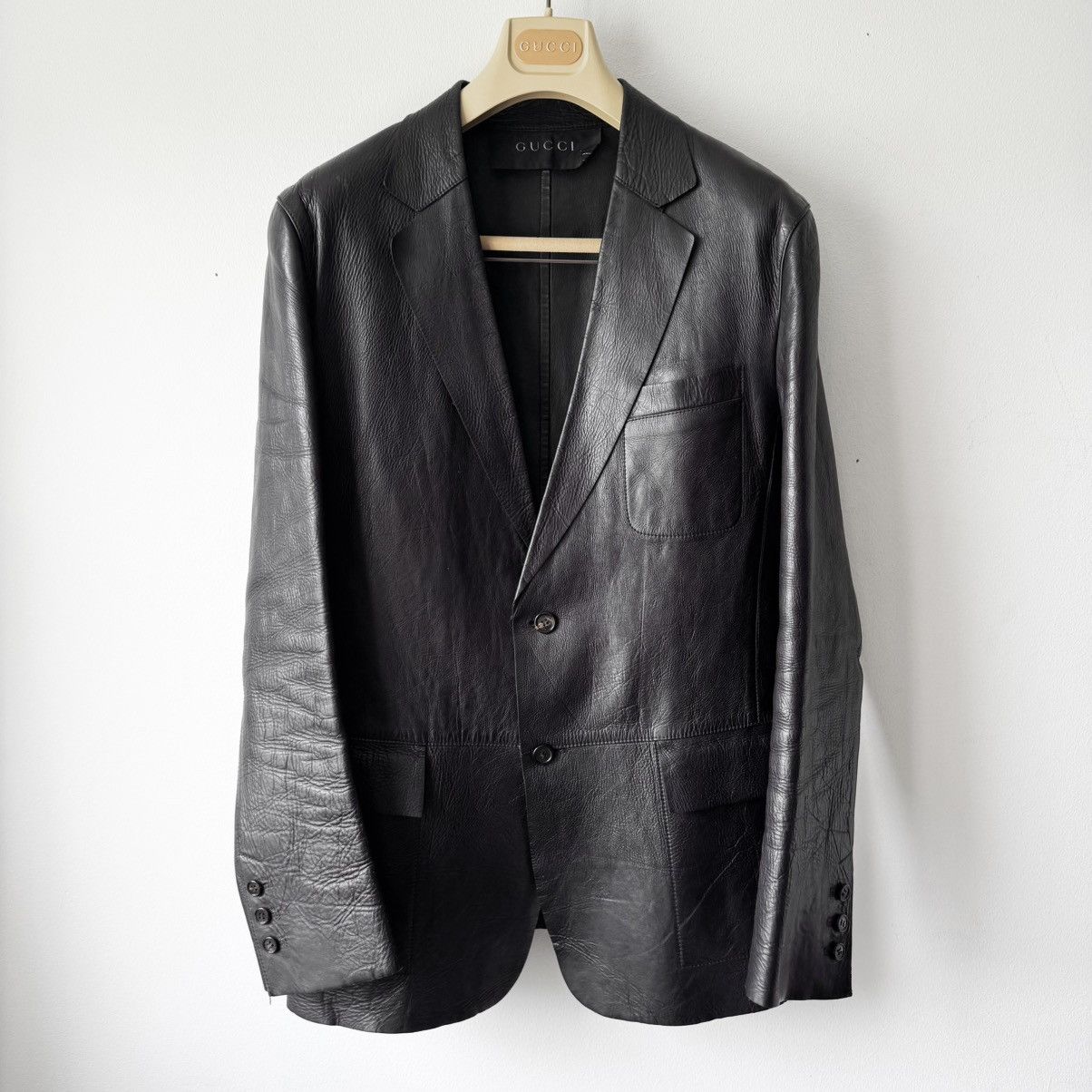 Gucci × Tom Ford Gucci by Tom Ford Leather Jacket | Grailed