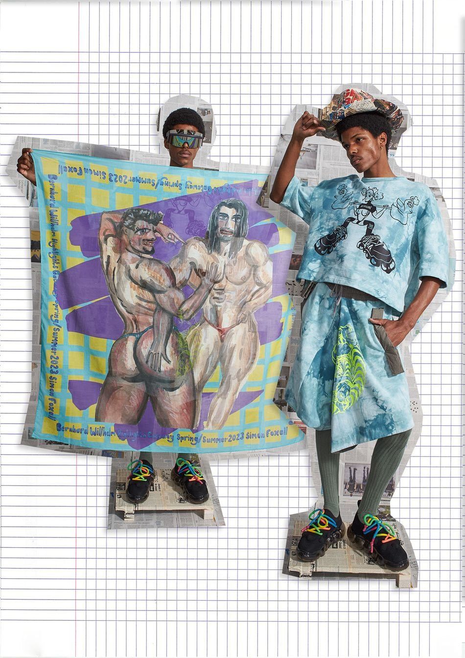 Bernhard Willhelm Bernhard Willhelm - S/S 2023 - oversized tie-dye shorts Size US 32 / EU 48 - 3 Thumbnail