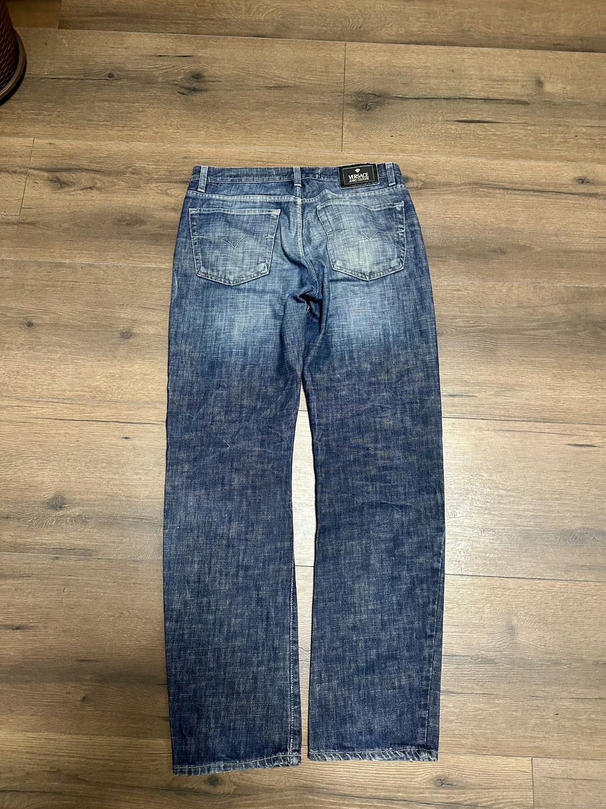 Versace × Vintage Vintage Versace Oversize Y2K Fit Jeans Size US 36 / EU 52 - 2 Thumbnail