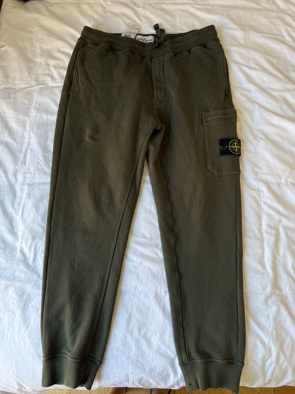 Stone Island Stone Island Green Patch Sweatpants Size US 38 / EU 54 - 1 Thumbnail