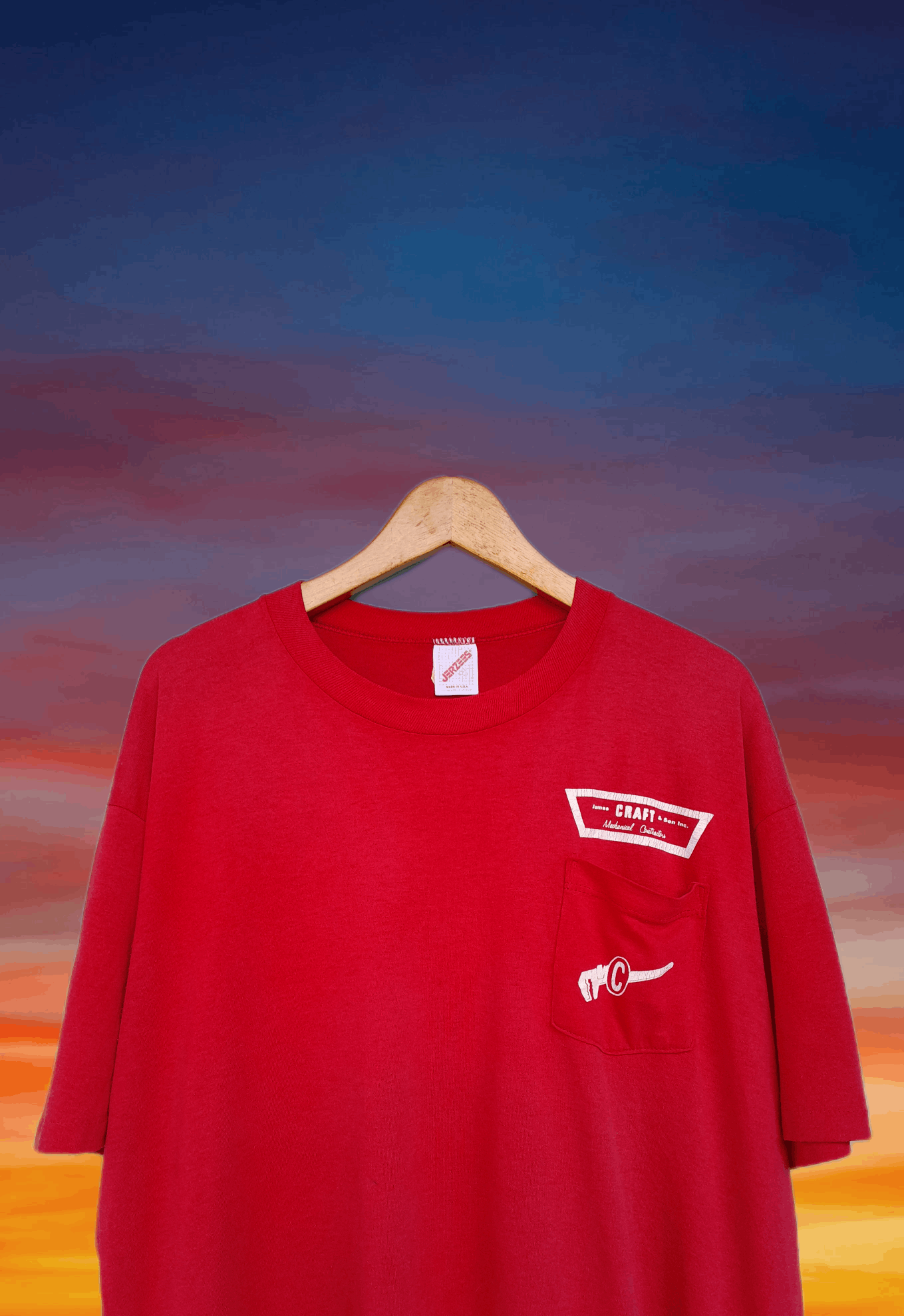 Live Mechanics × Vintage Vintage 90s James Craft and Son inc. Mechanical t-shirt Size US XXL / EU 58 / 5 - 3 Thumbnail